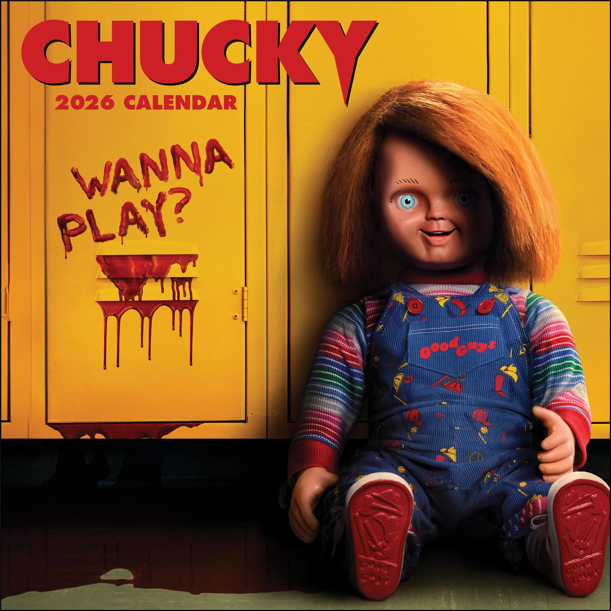 Calendrier mural Chucky 2026 - Disponible uniquement en ligne