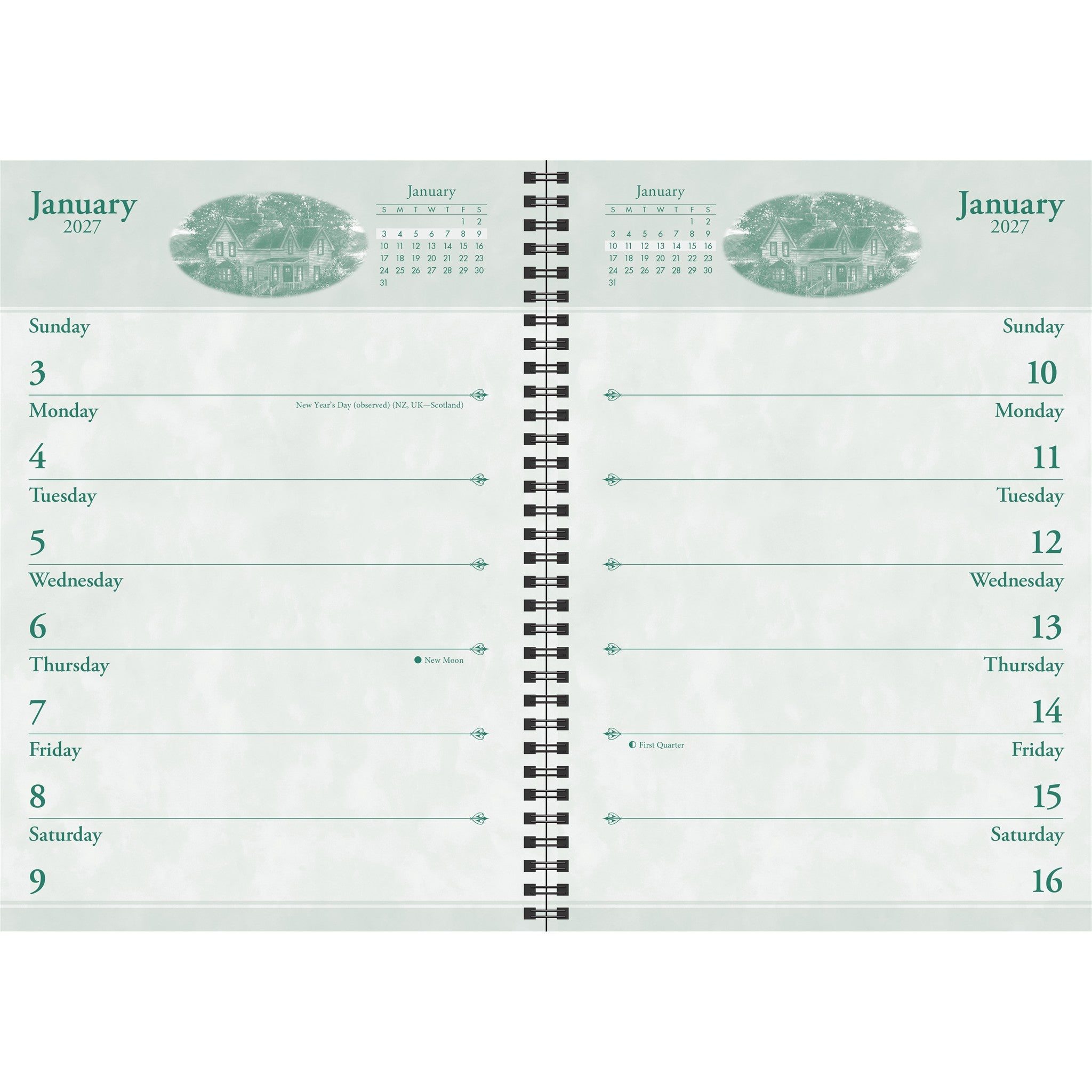 Thomas Kinkade Studios with Scripture 2027 Engagement Calendar