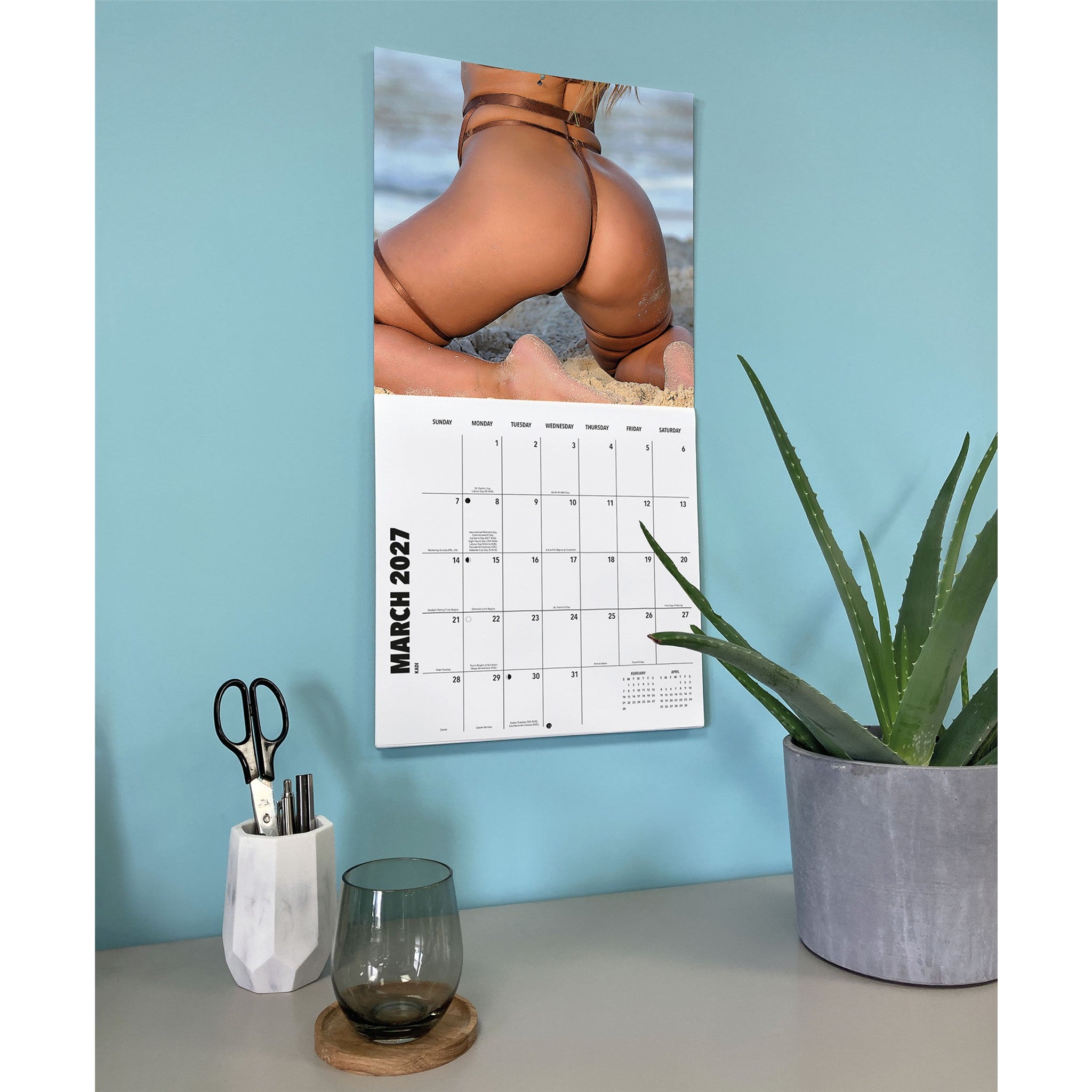 Hot Buns 2027 Wall Calendar