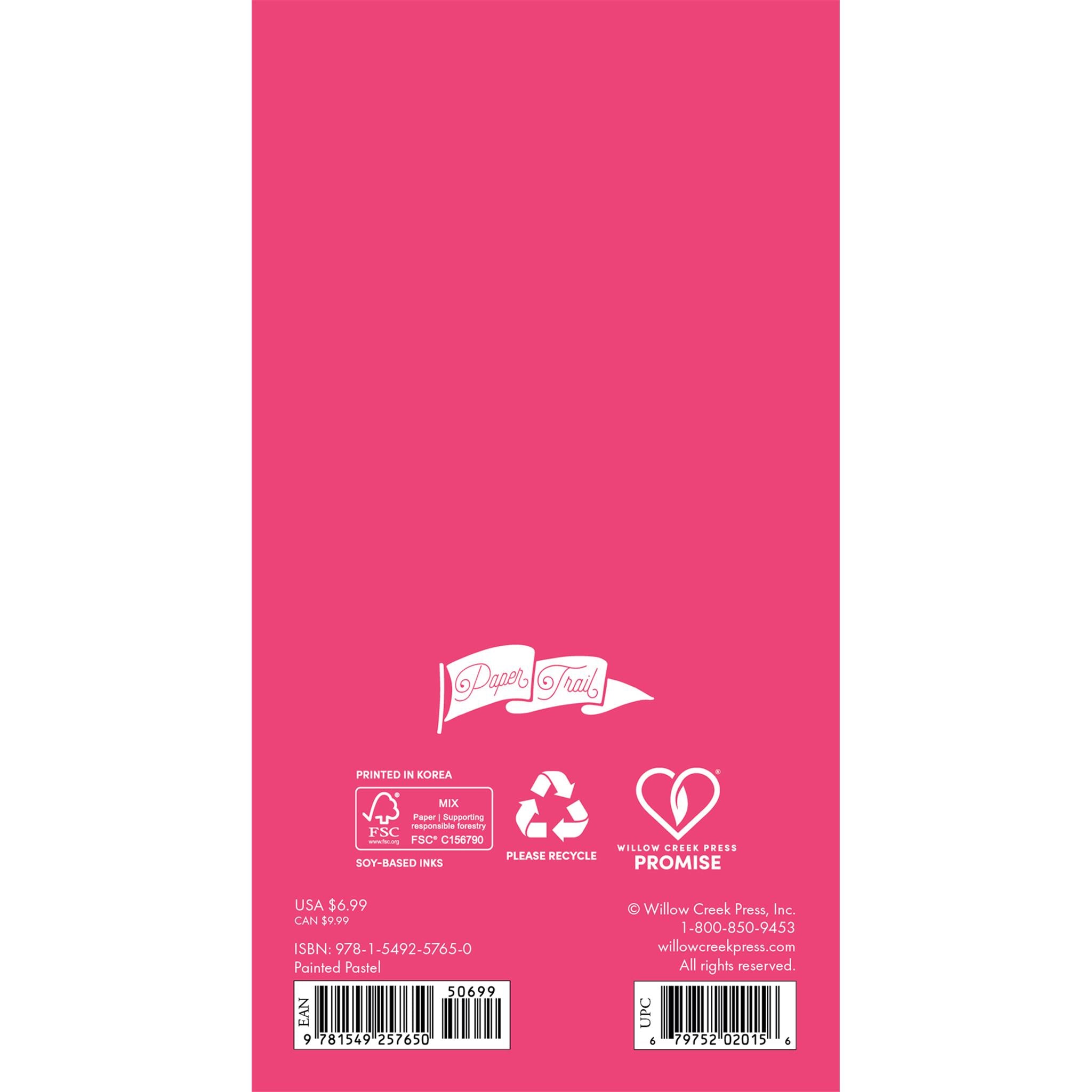 Agenda de poche 2026, style pastel peint