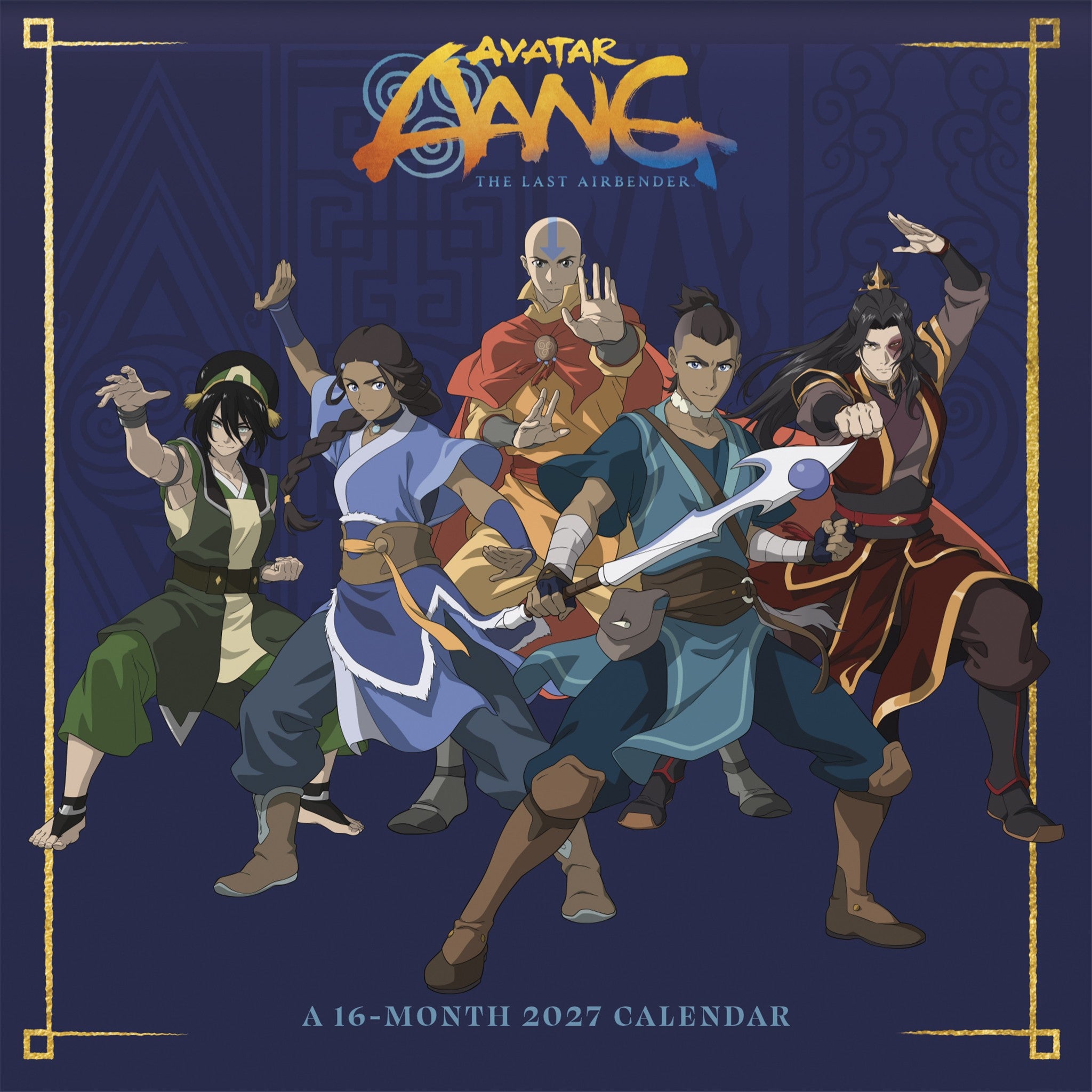 The Legend of Aang: The last Airbender 2027 Wall Calendar