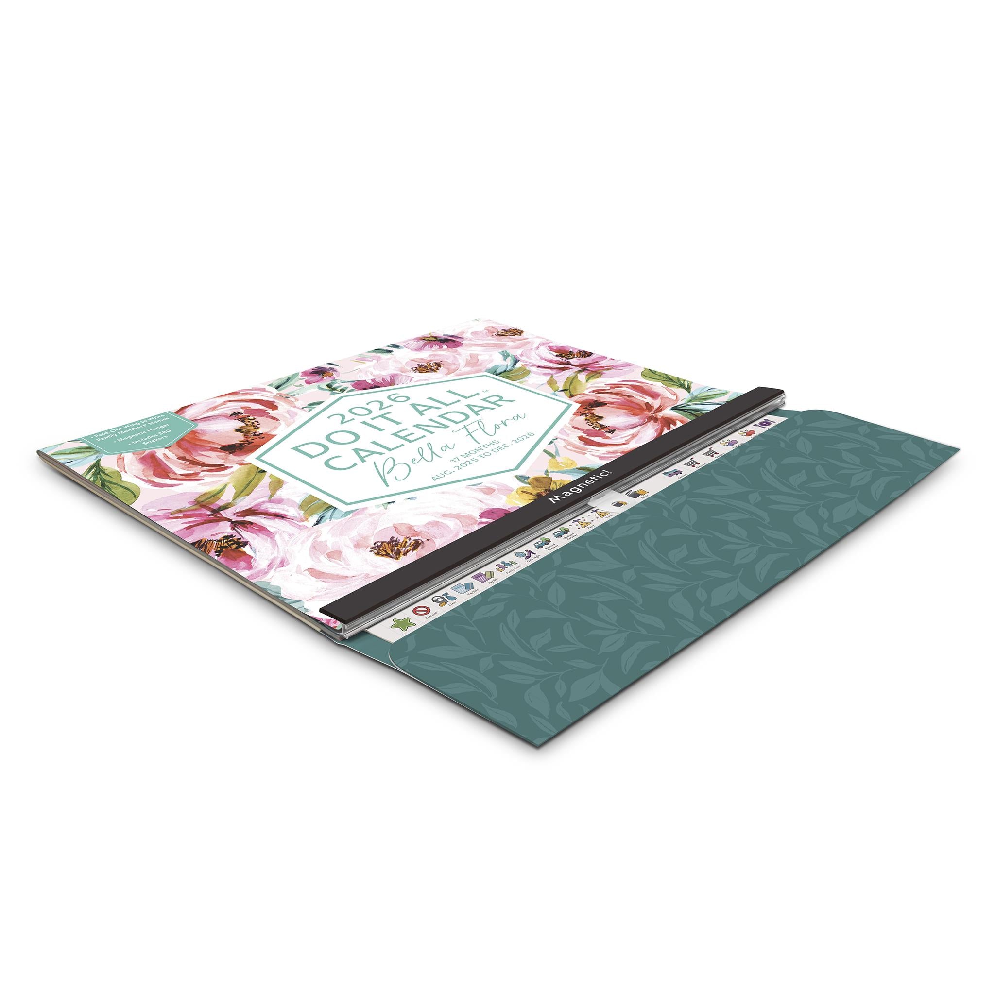 Bella Flora Do It All 2025-2026 Wall Calendar