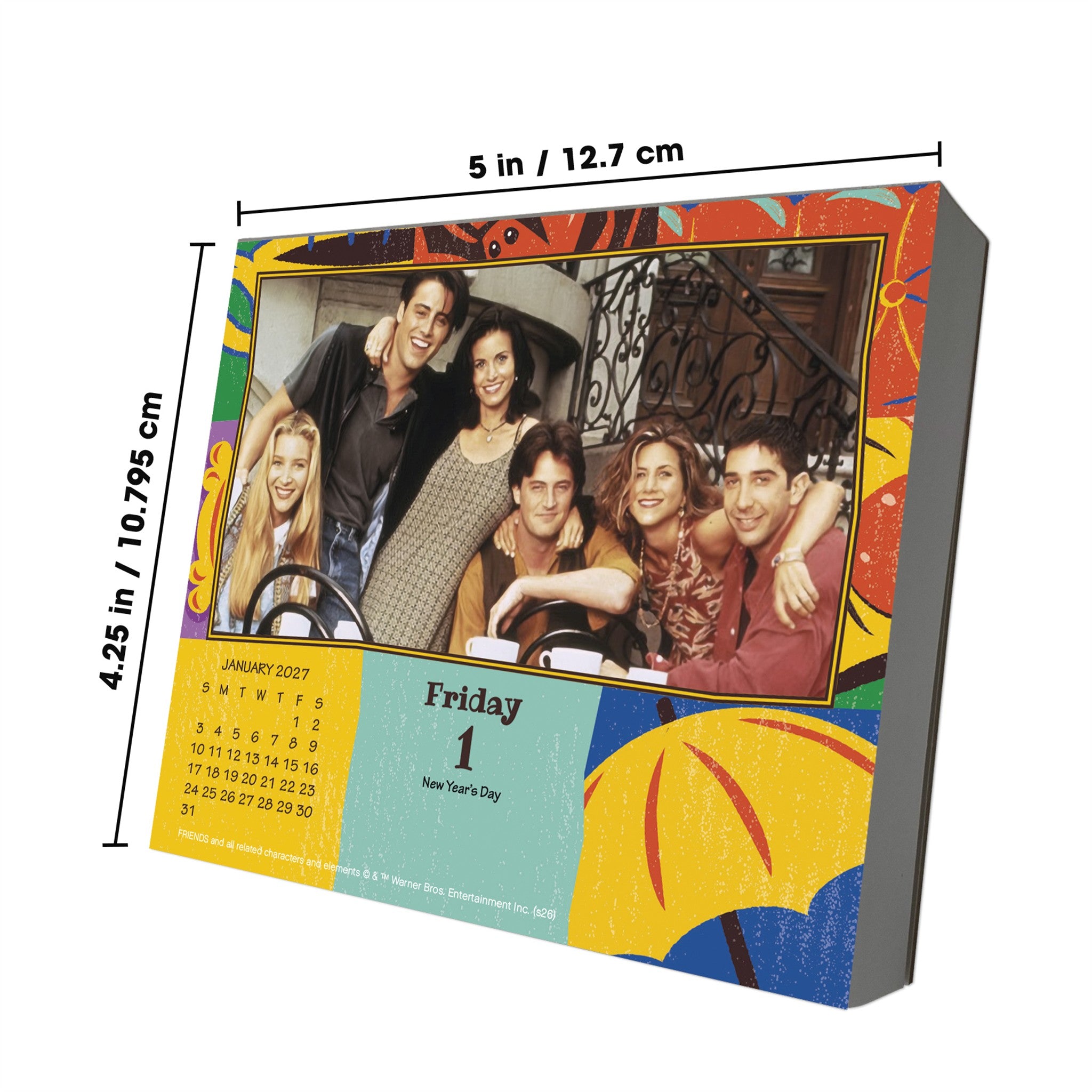Calendrier de bureau Friends 2027