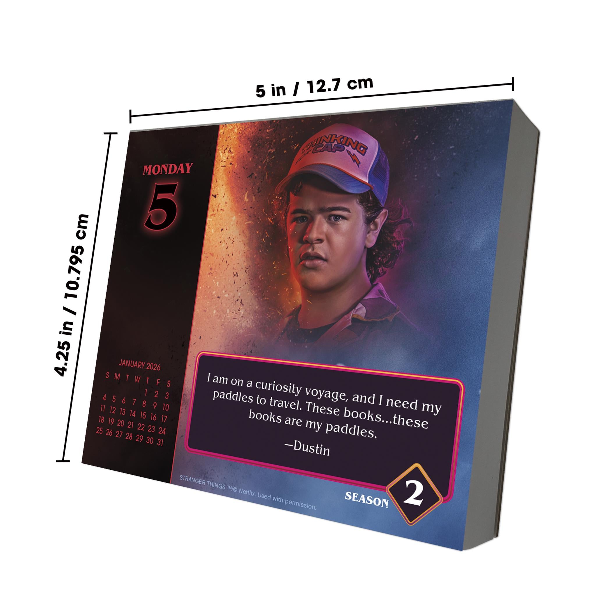 Calendrier Stranger Things 2026