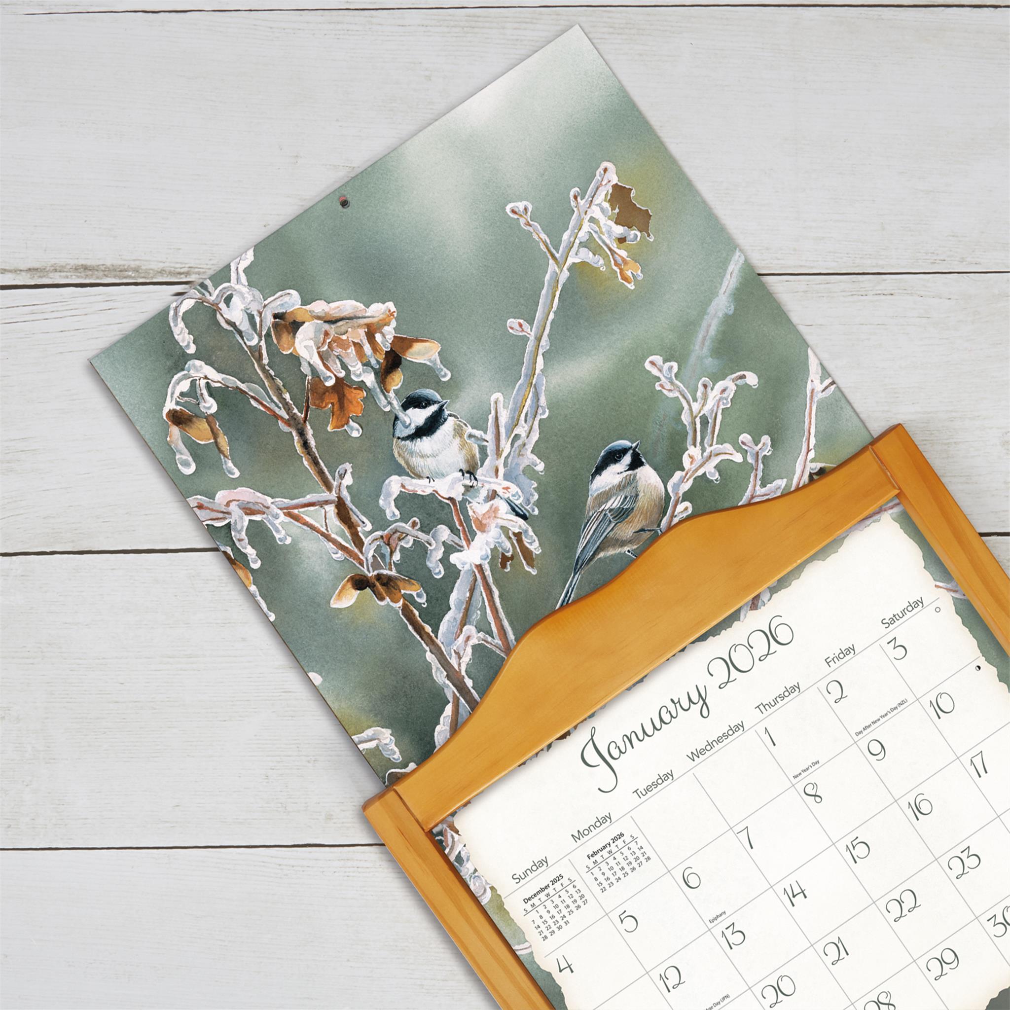 Songbirds 2026 Deluxe Wall Calendar