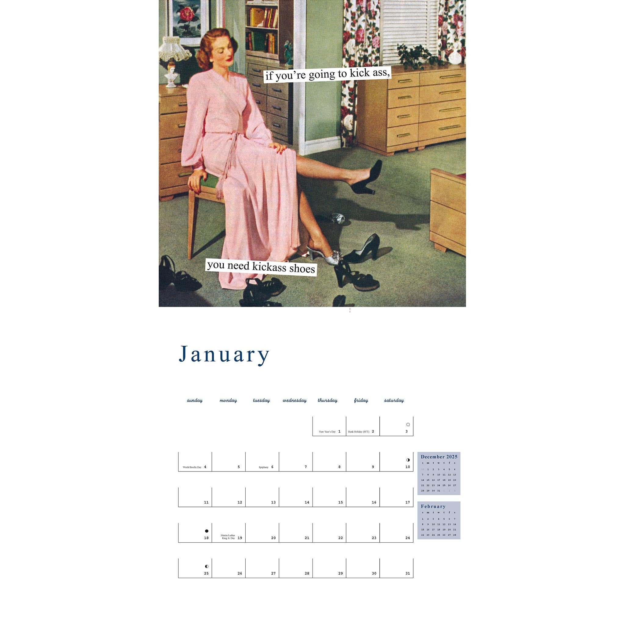 Calendrier mural Anne Taintor 2026