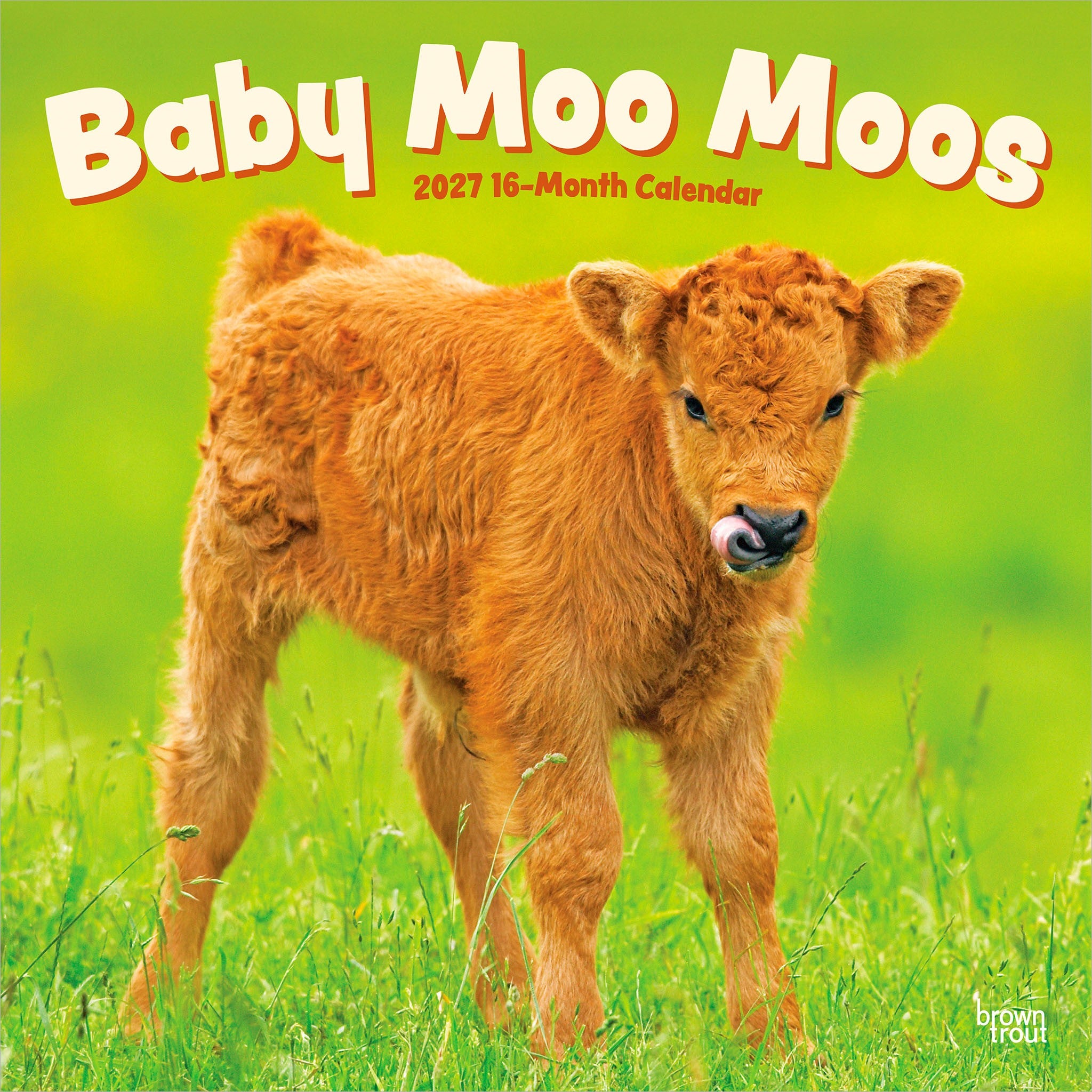 Baby Moo Moos 2027 Wall Calendar - Online Only