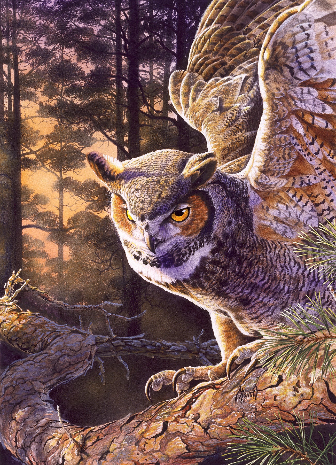 Puzzle exclusif Evening Hunter de 1000 pièces