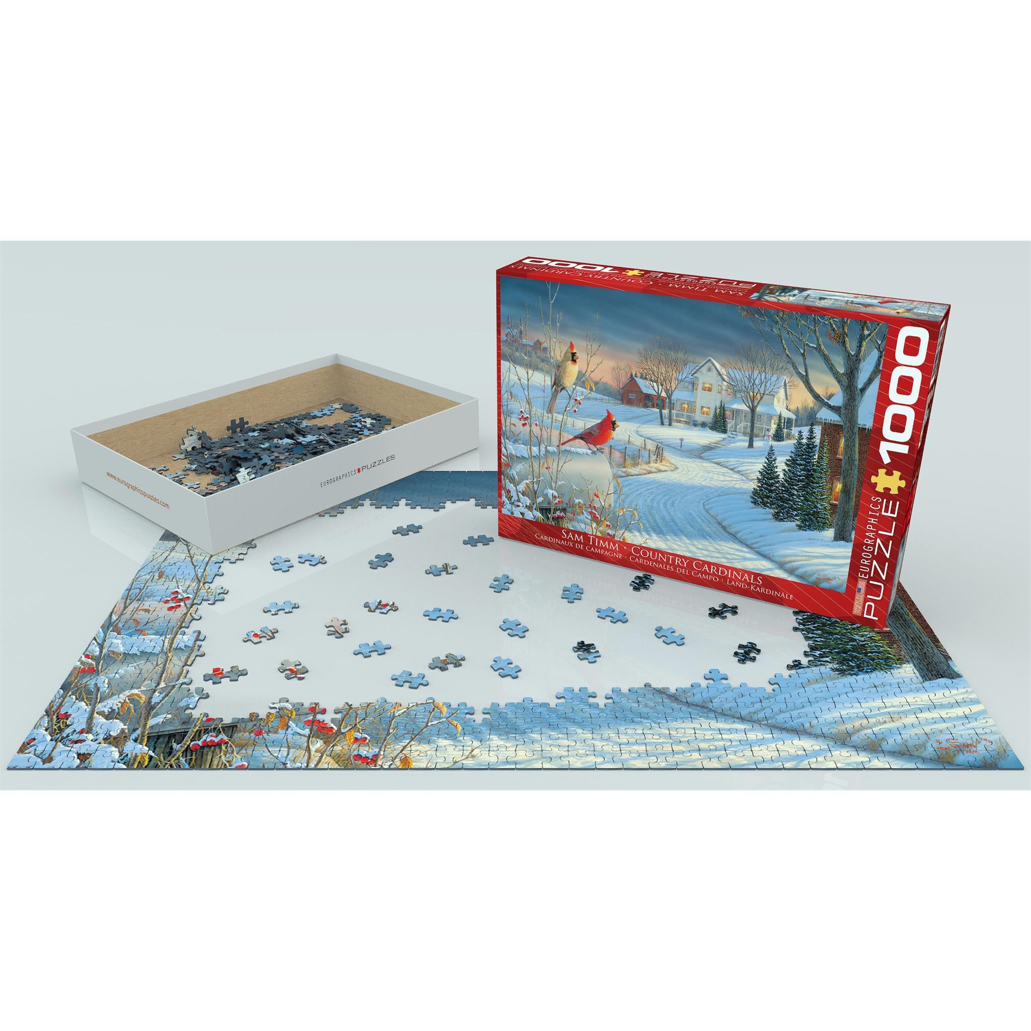 Puzzle exclusif Country Cardinals de 1000 pièces