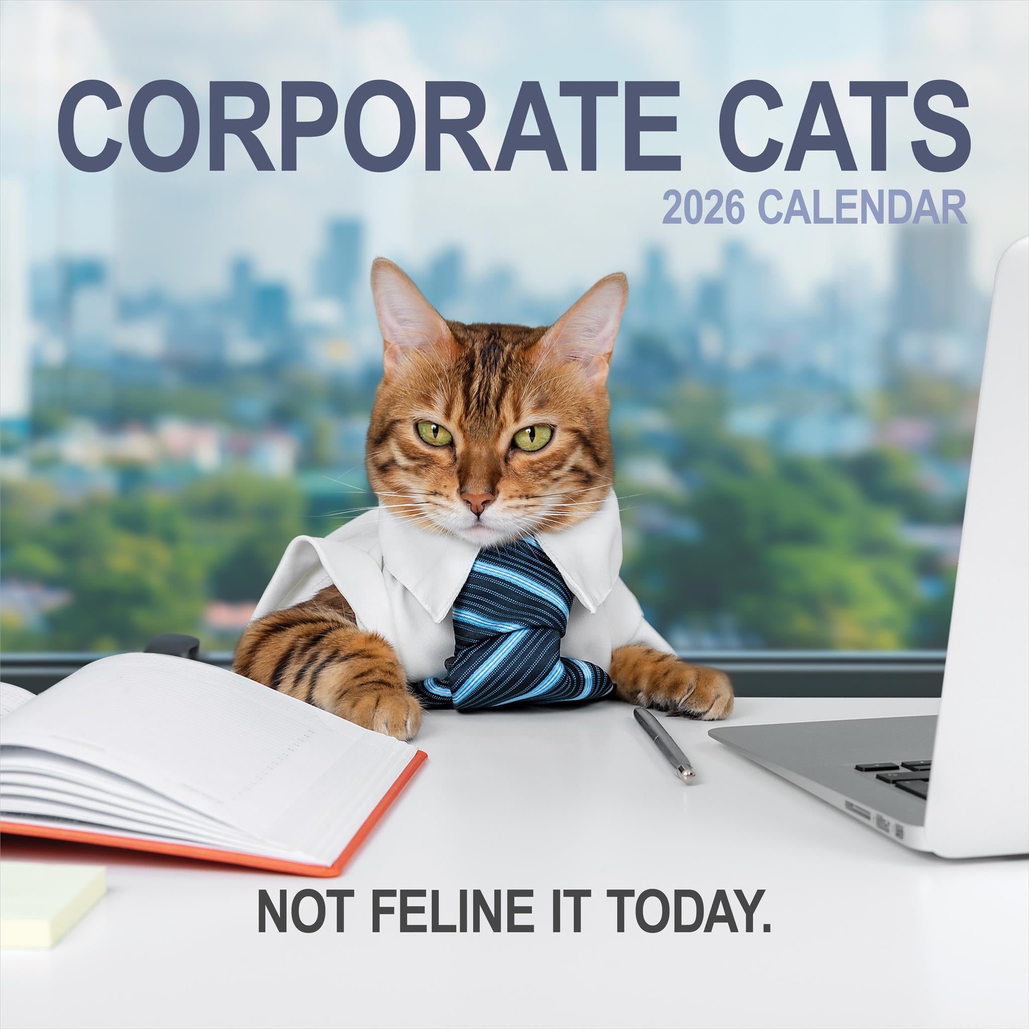 Calendrier mural Corporate Cats 2026