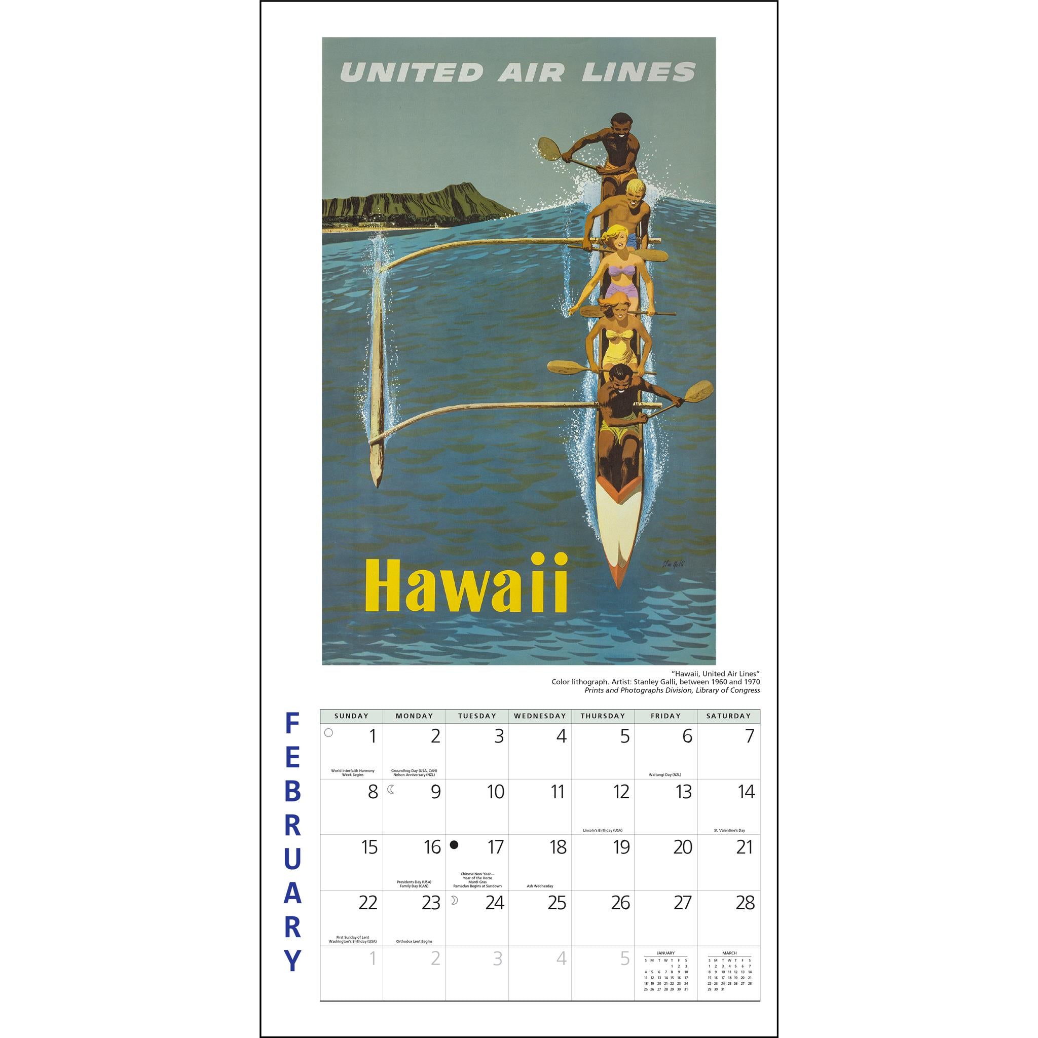 Travel The World 2026 Mini Calendar