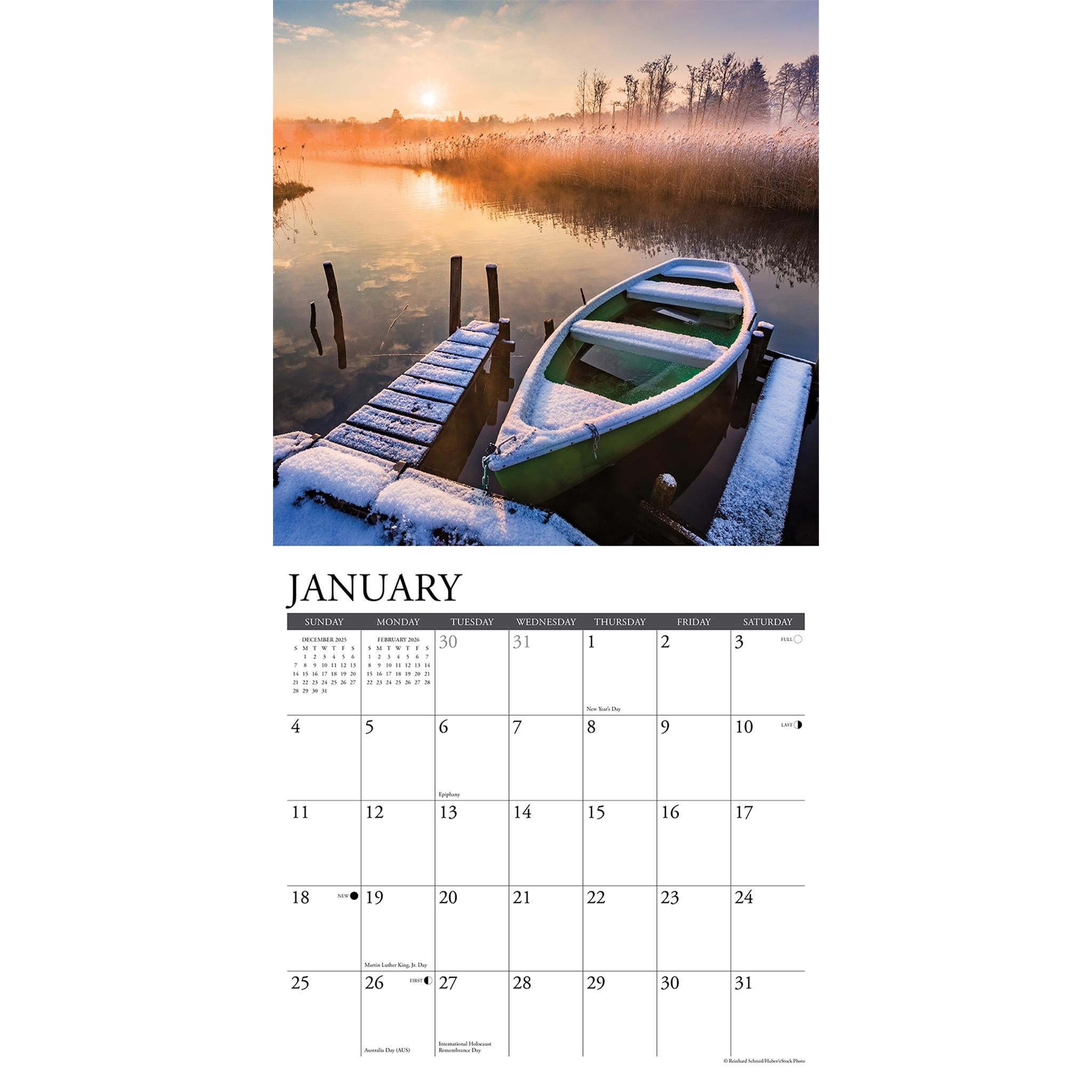 Lake Life 2026 Wall Calendar