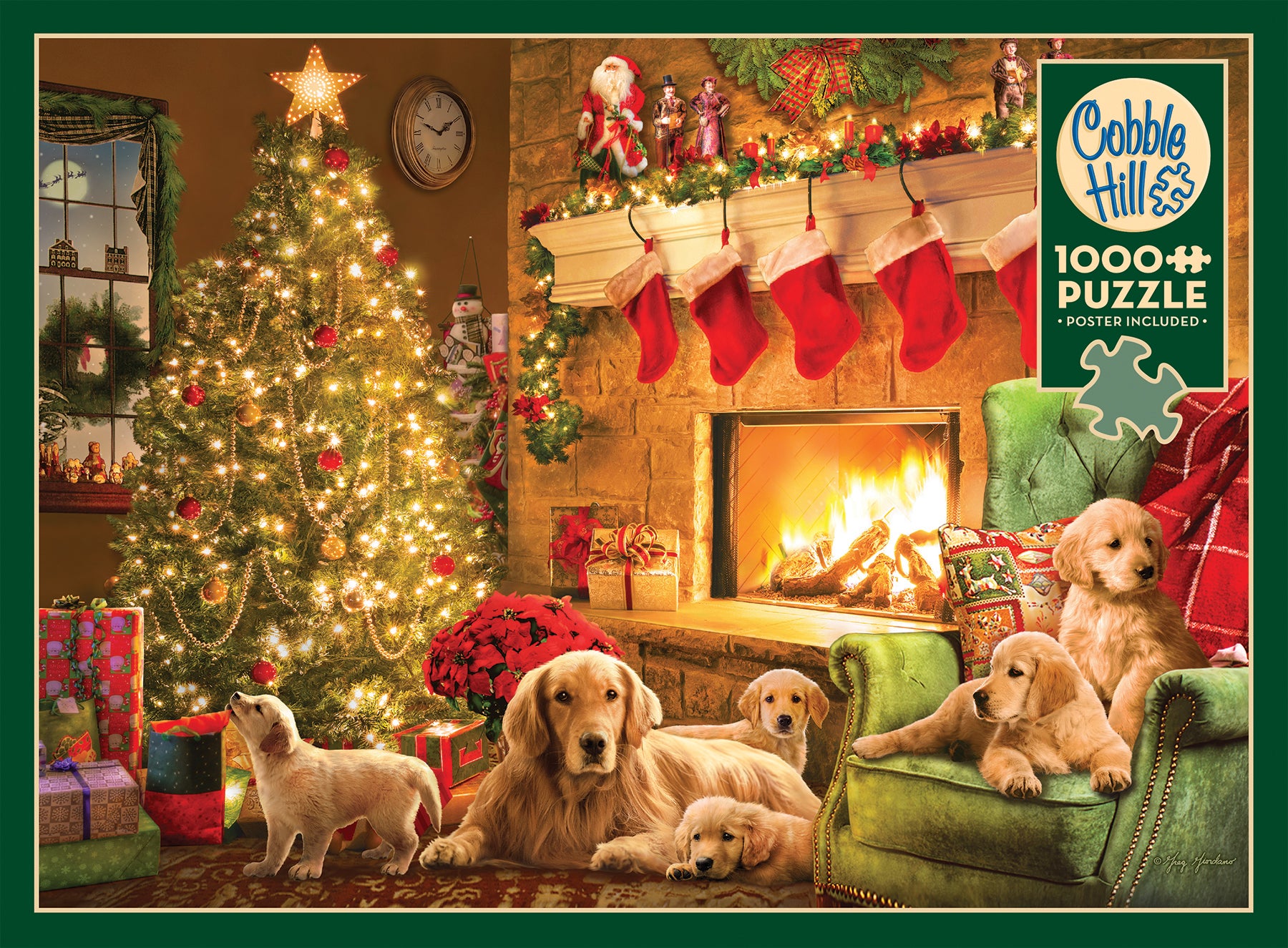 Puzzle de 1000 pièces Cheminée chaleureuse