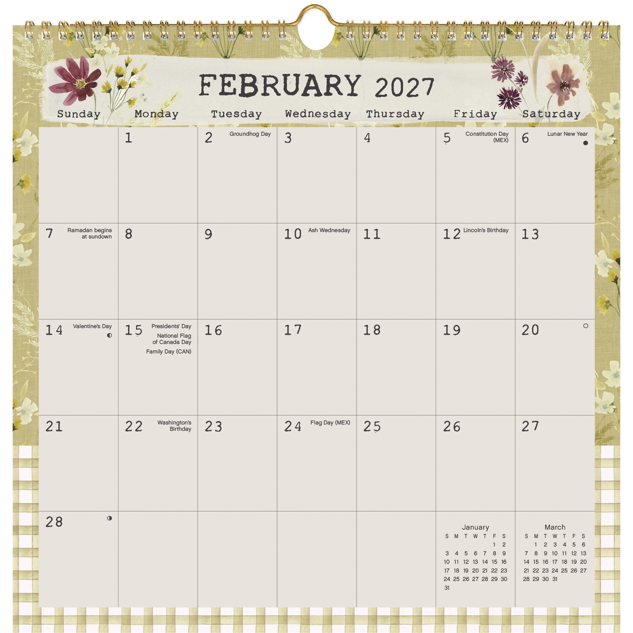 Wildlife Reverie 2027 Wall Calendar - Online Only
