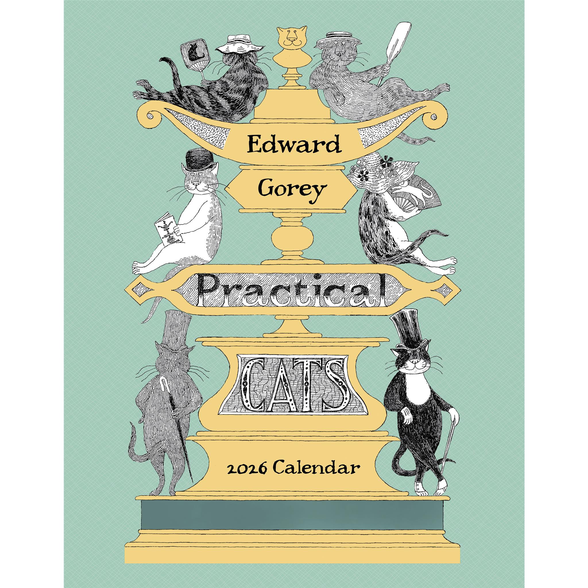 Mini-calendrier Edward Gorey 2026 - Disponible uniquement en ligne