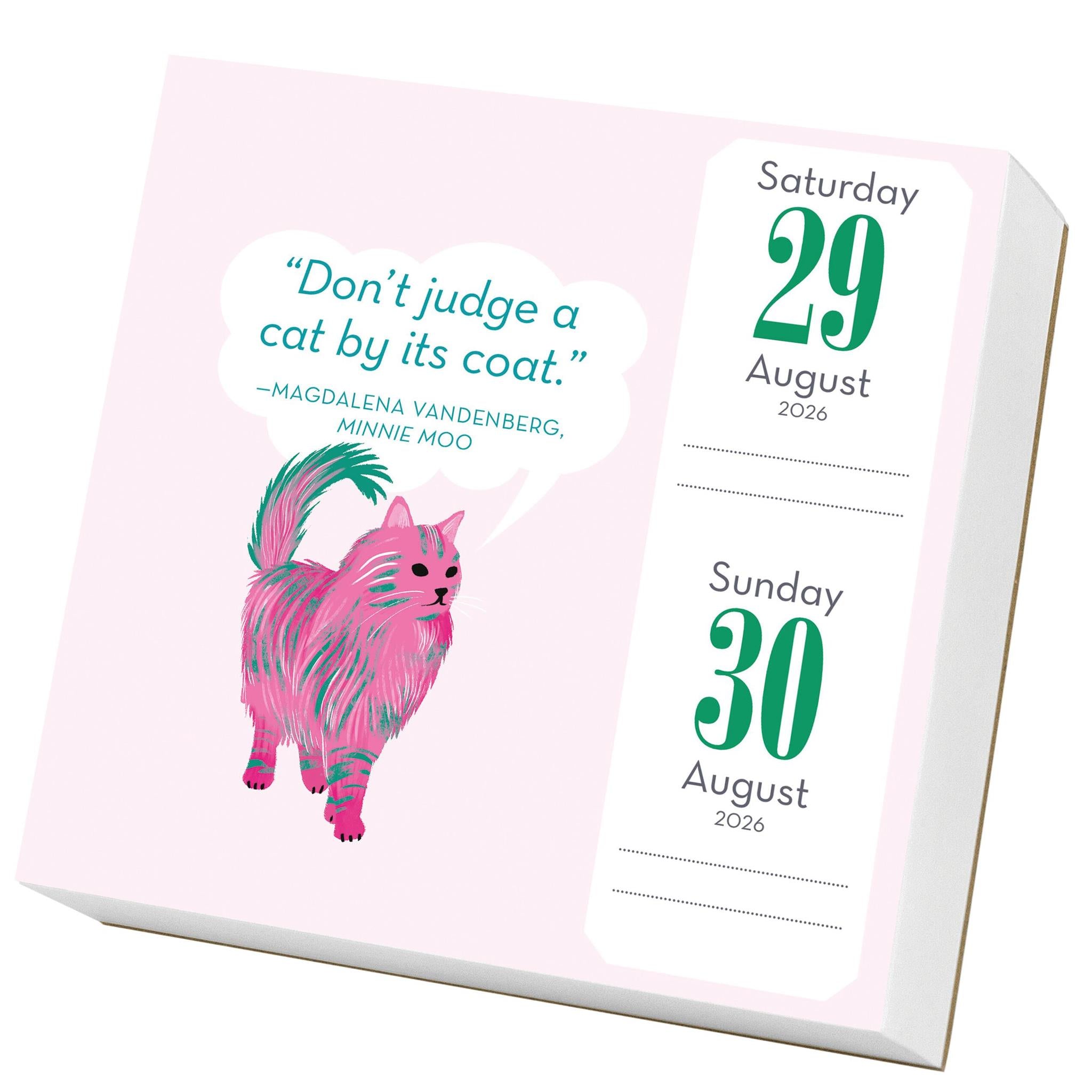 Calendrier de la boîte Cat Trivia 2026