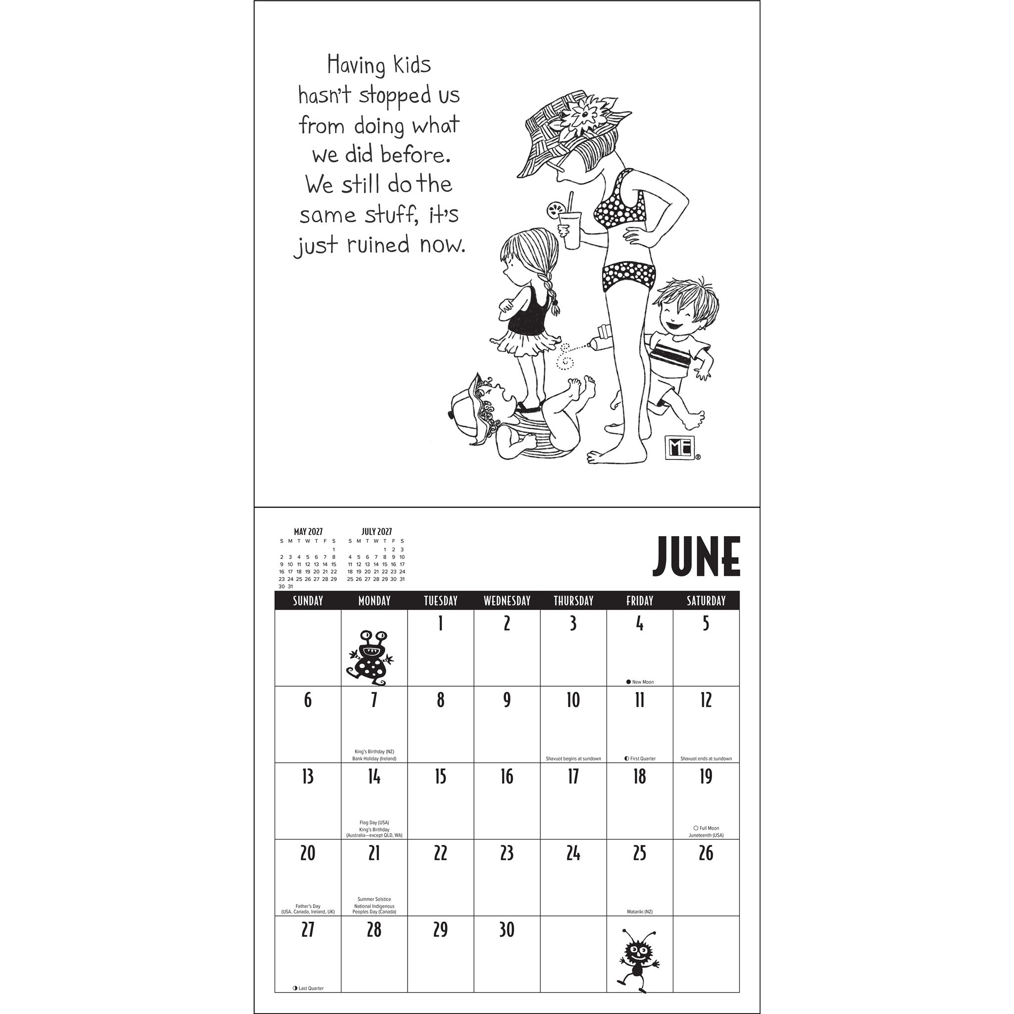 Calendrier mural Mary Engelbreit 2027 – En ligne seulement
