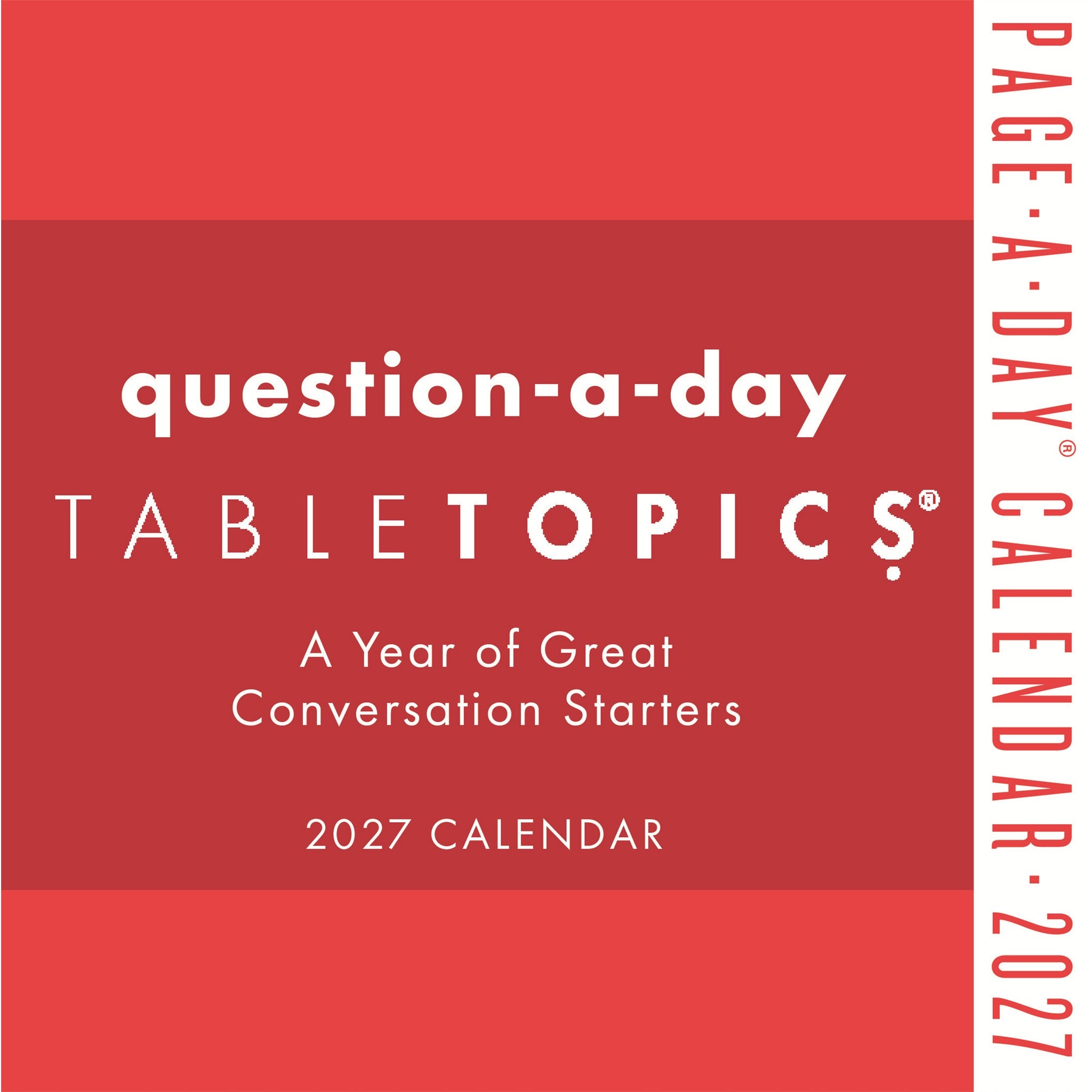 Table Topics Question A Day 2027 Box Calendar - Online Only