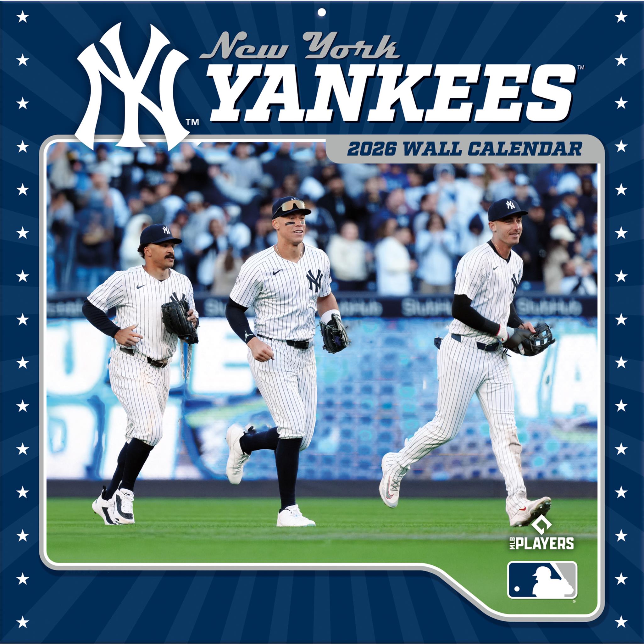 Calendrier mural 2026 des Yankees de New York (MLB)