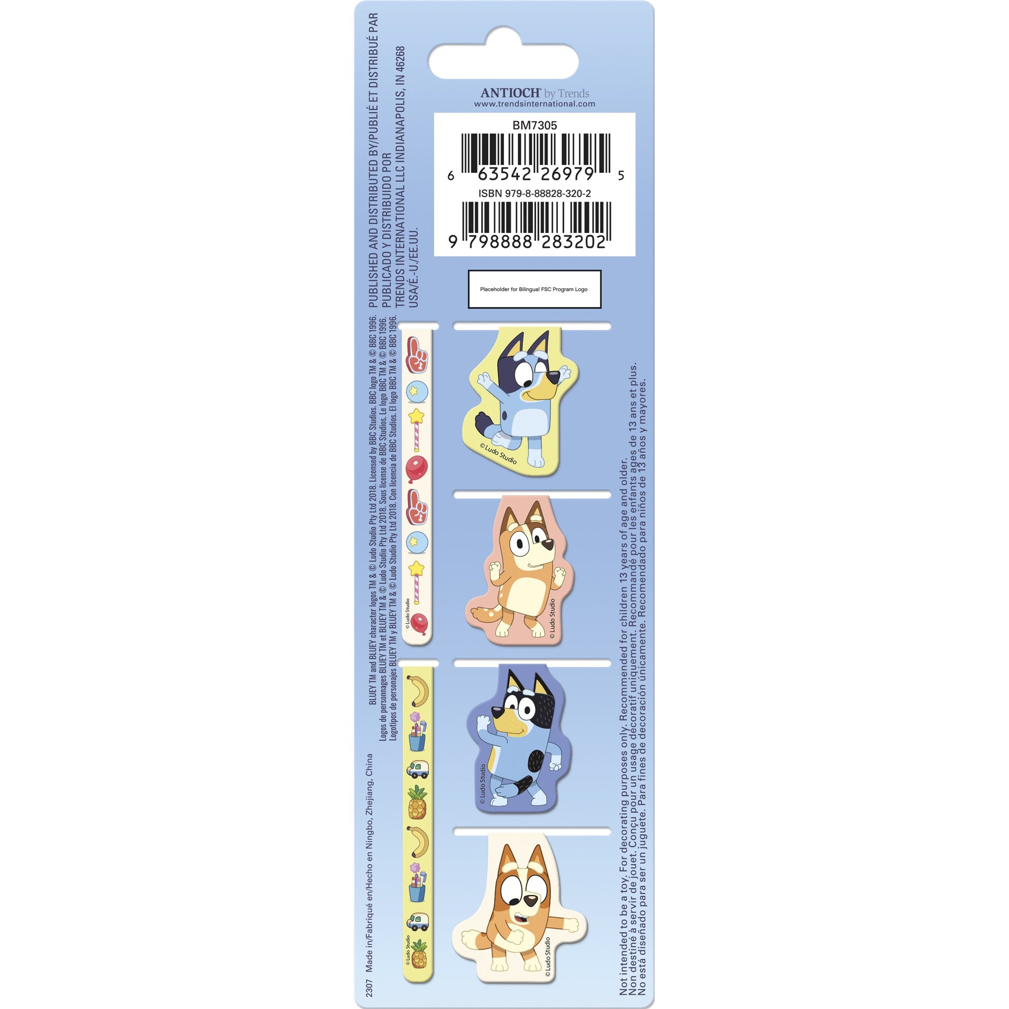 Bluey Magnetic Page Clips - Online Only