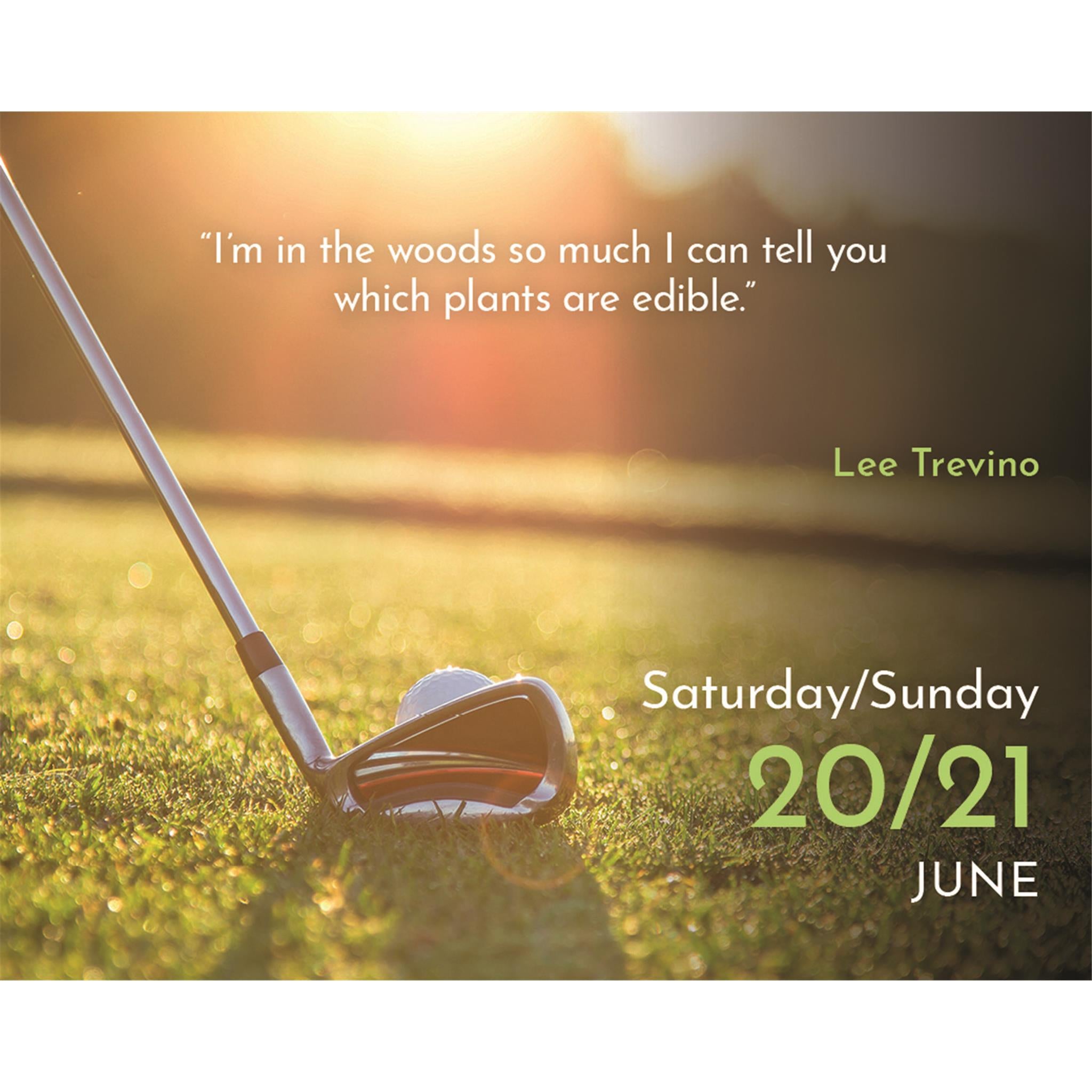 Golf Quips 2026 Small Box Calendar