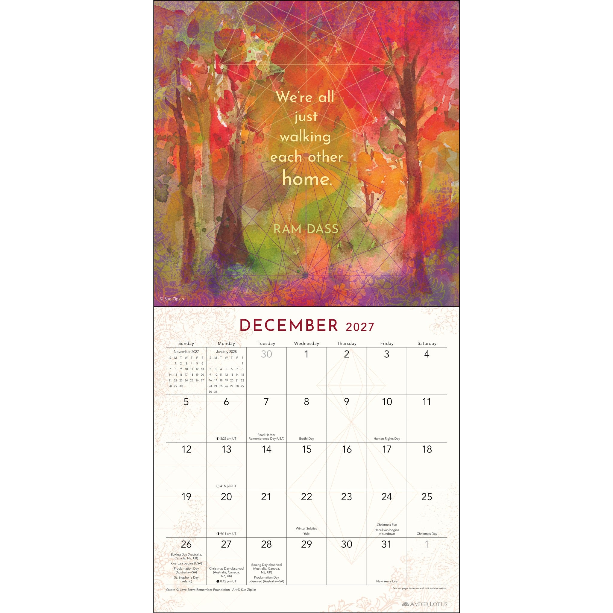 Be Here Now 2027 Wall Calendar - Online Only