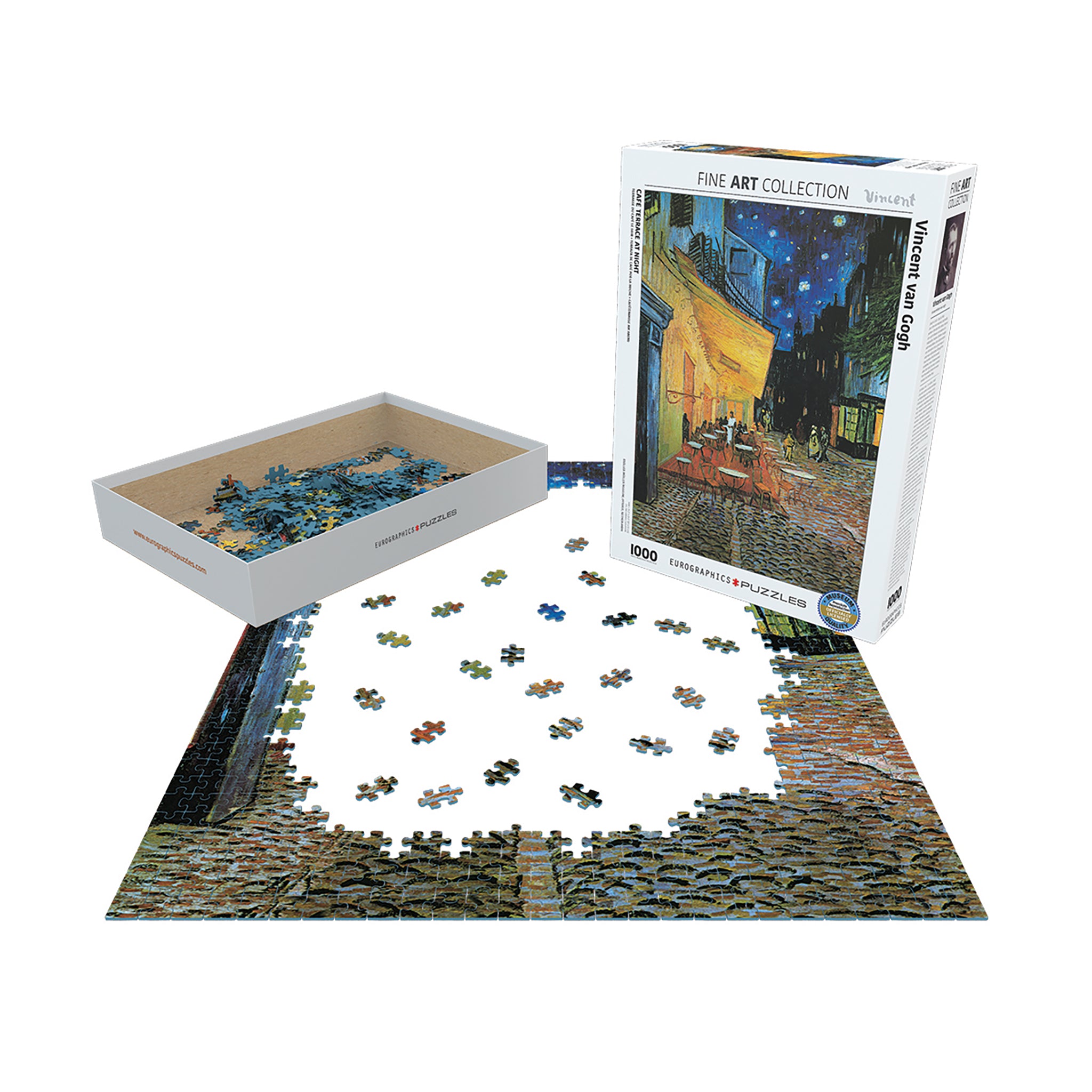 Puzzle de 1000 pièces « Café la nuit »