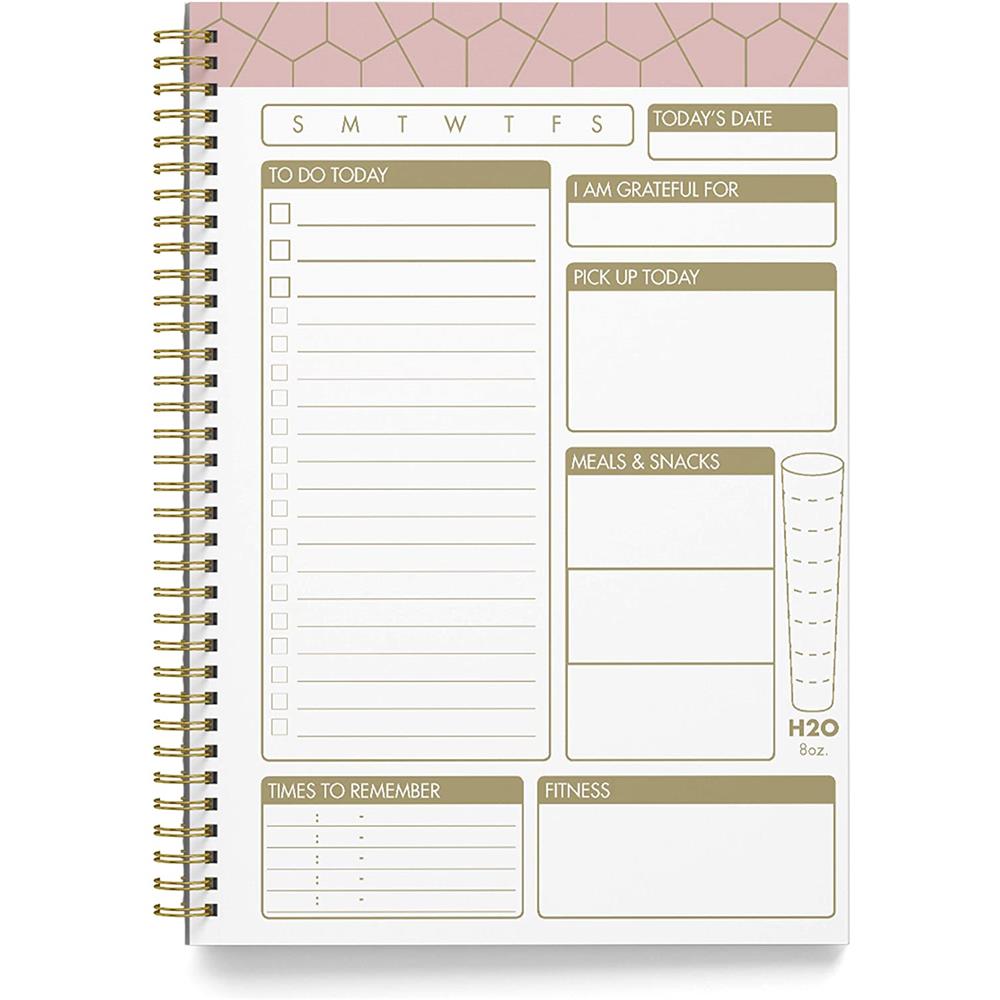 Rose Gold To Do List Undated Engagement Calendar - Online Only