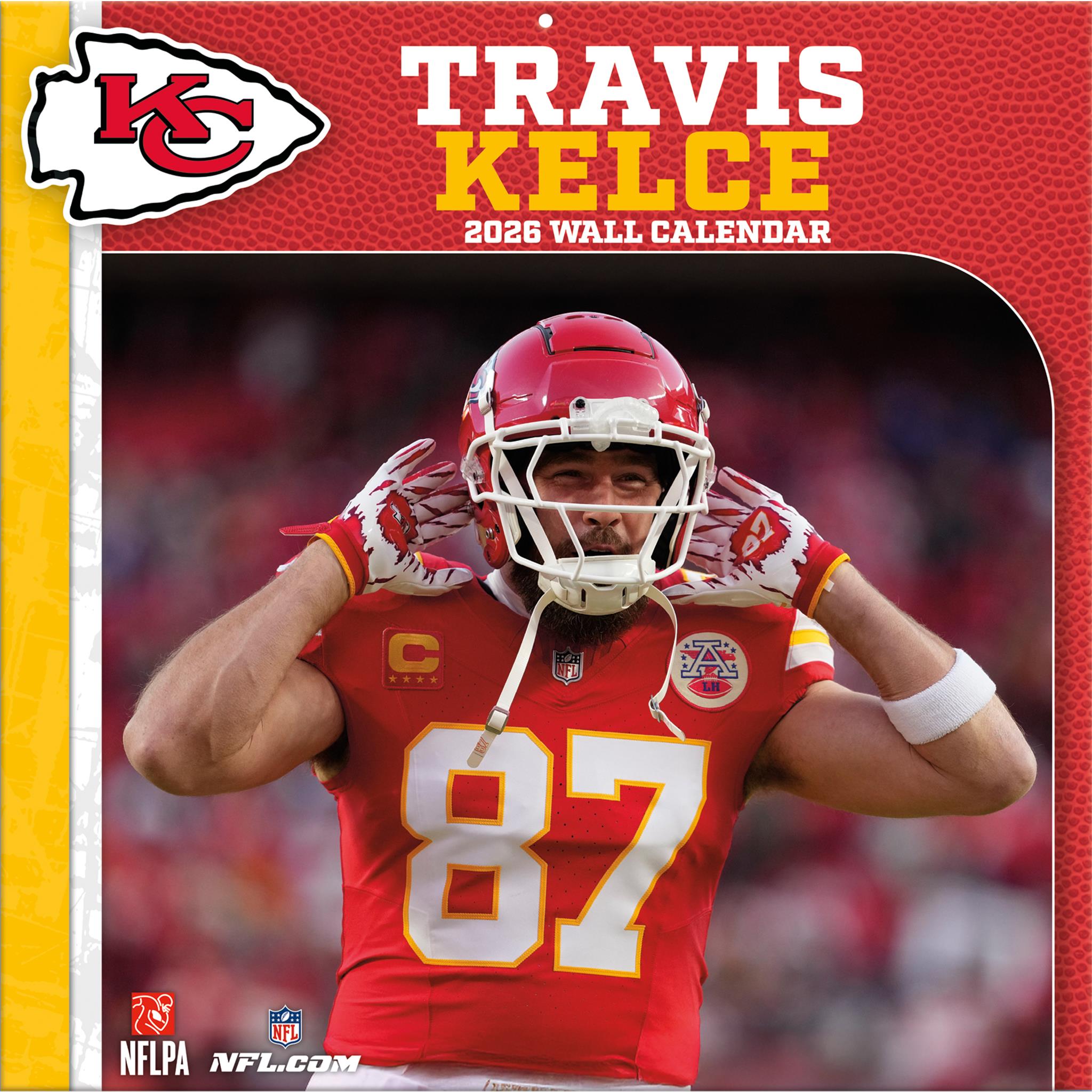 Calendrier mural NFL Travis Kelce Kansas City Chiefs 2026