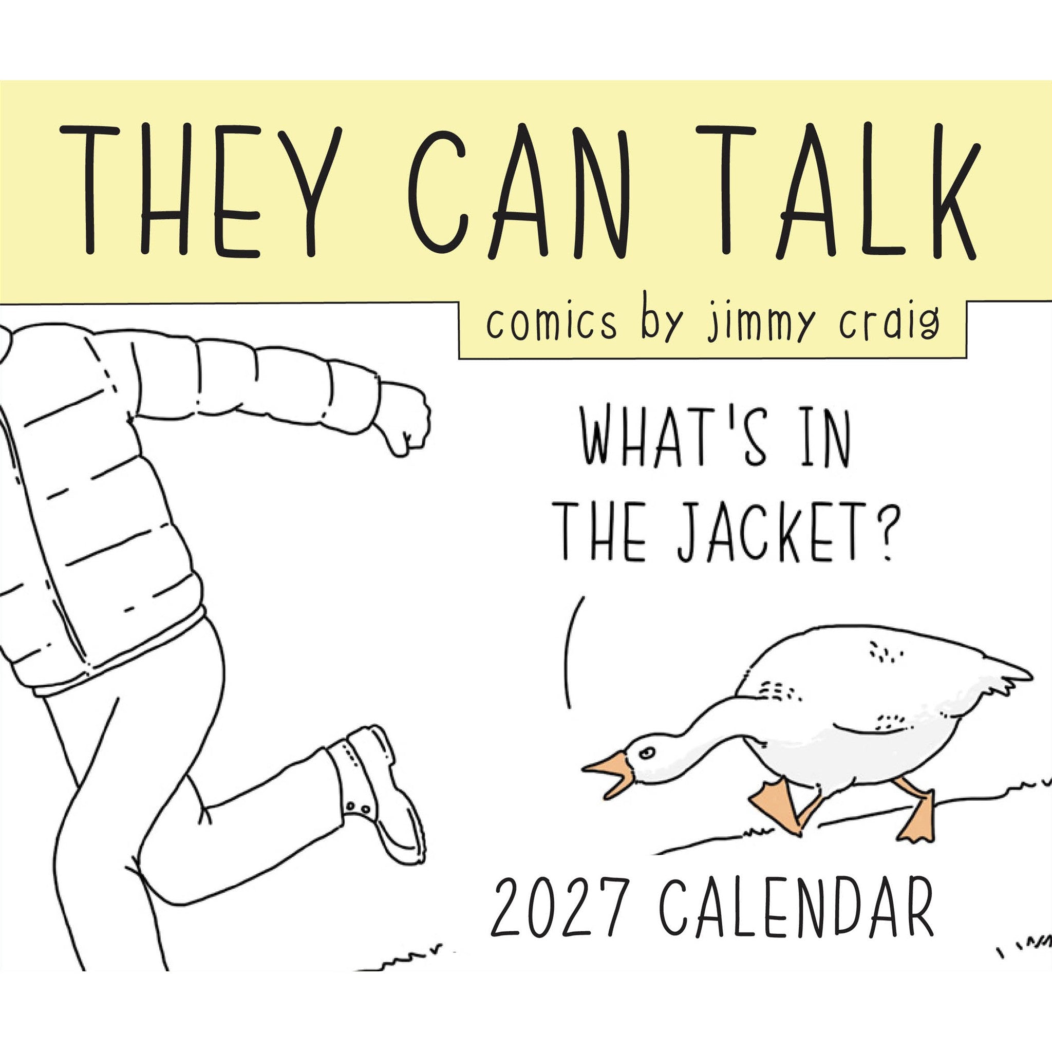 Calendrier de bureau Ils peuvent parler bandes dessinées 2027