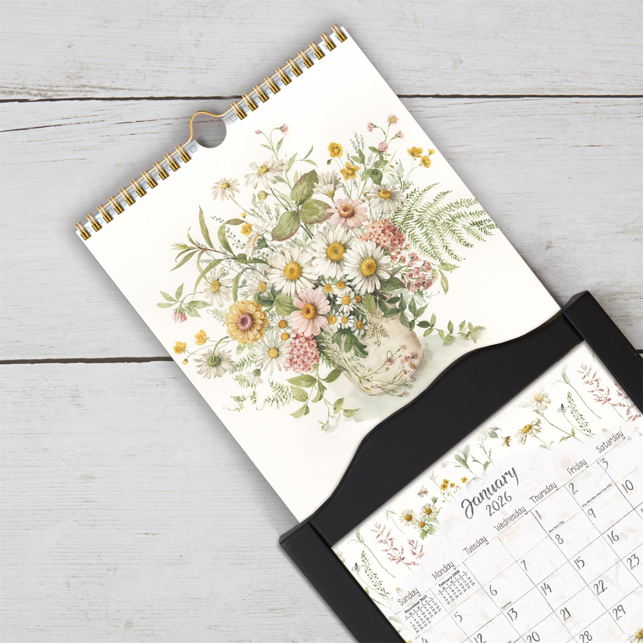 Calendrier fin Watercolor Seasons 2026 - Disponible uniquement en ligne
