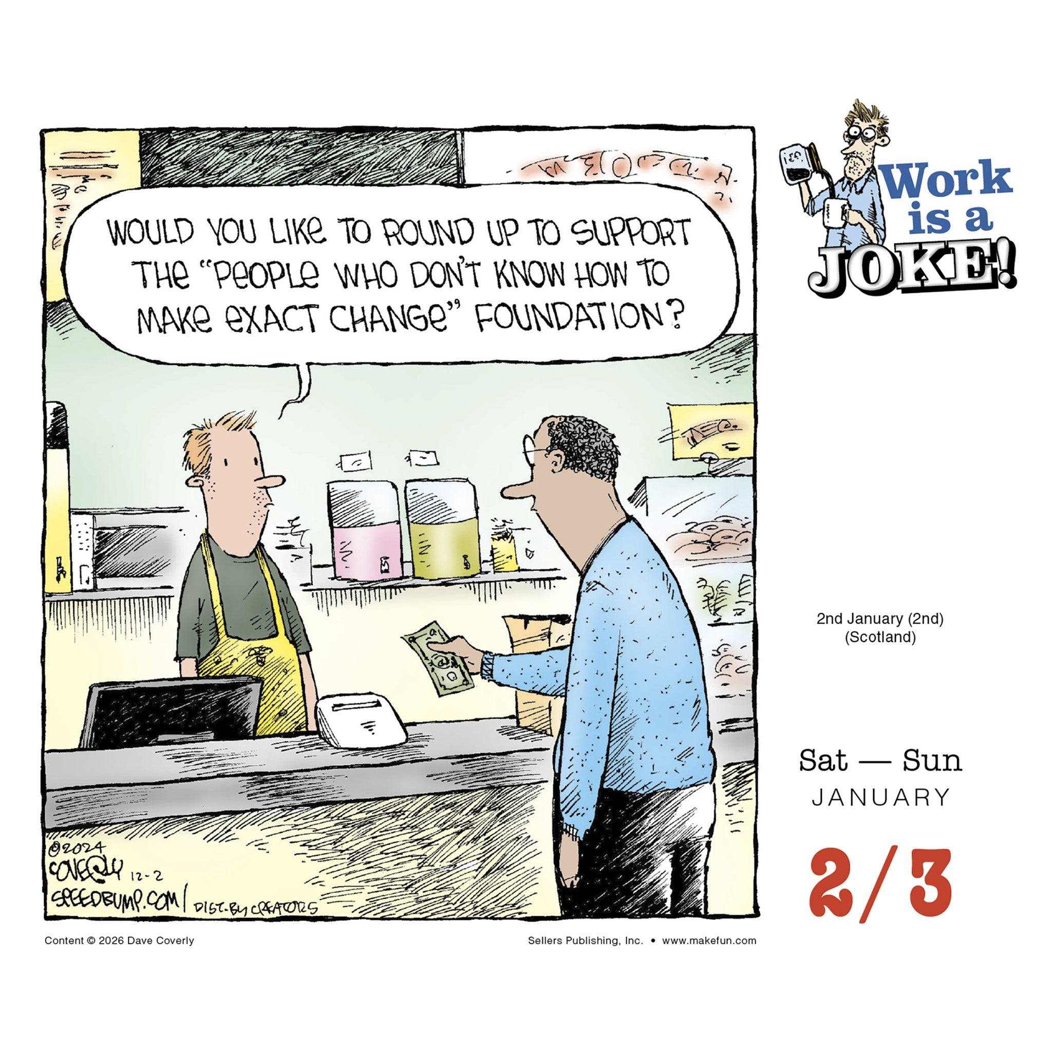Work is a Joke 2027 Box Calendar