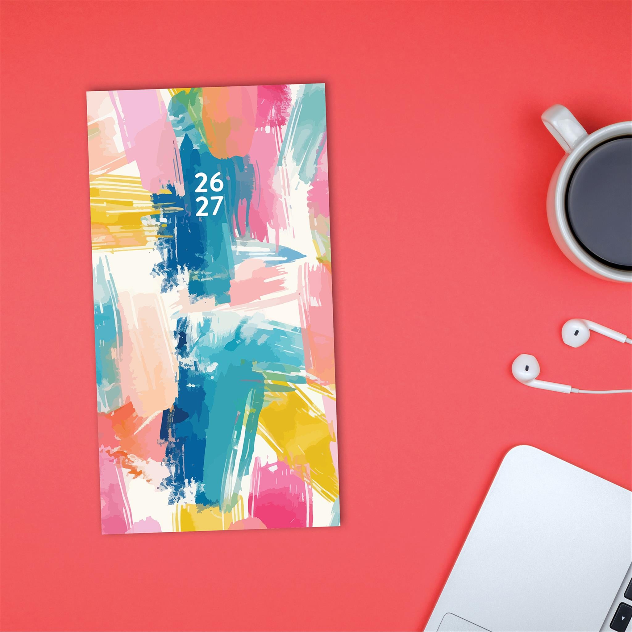 Agenda de poche 2026, style pastel peint