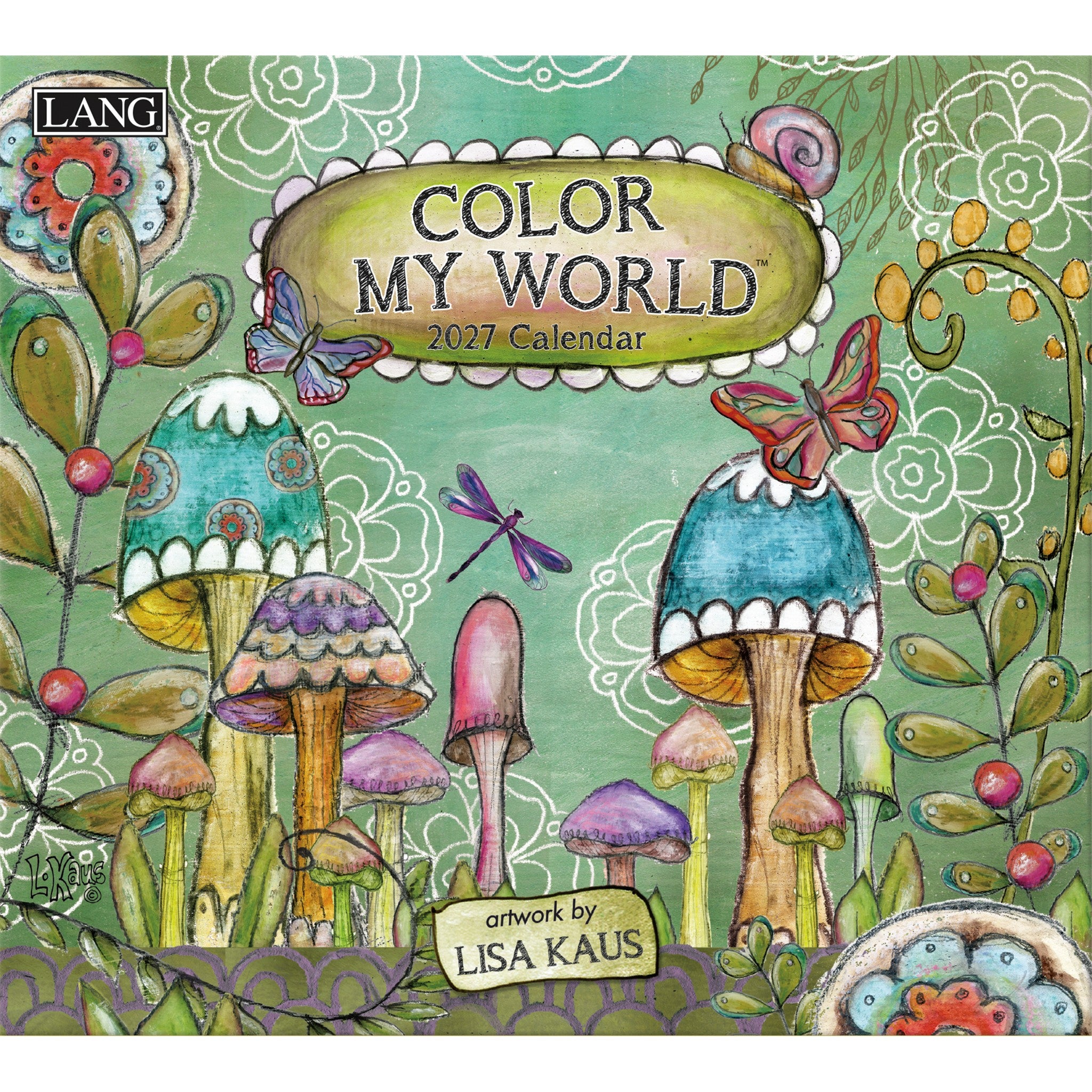 Color My World 2027 Wall Calendar