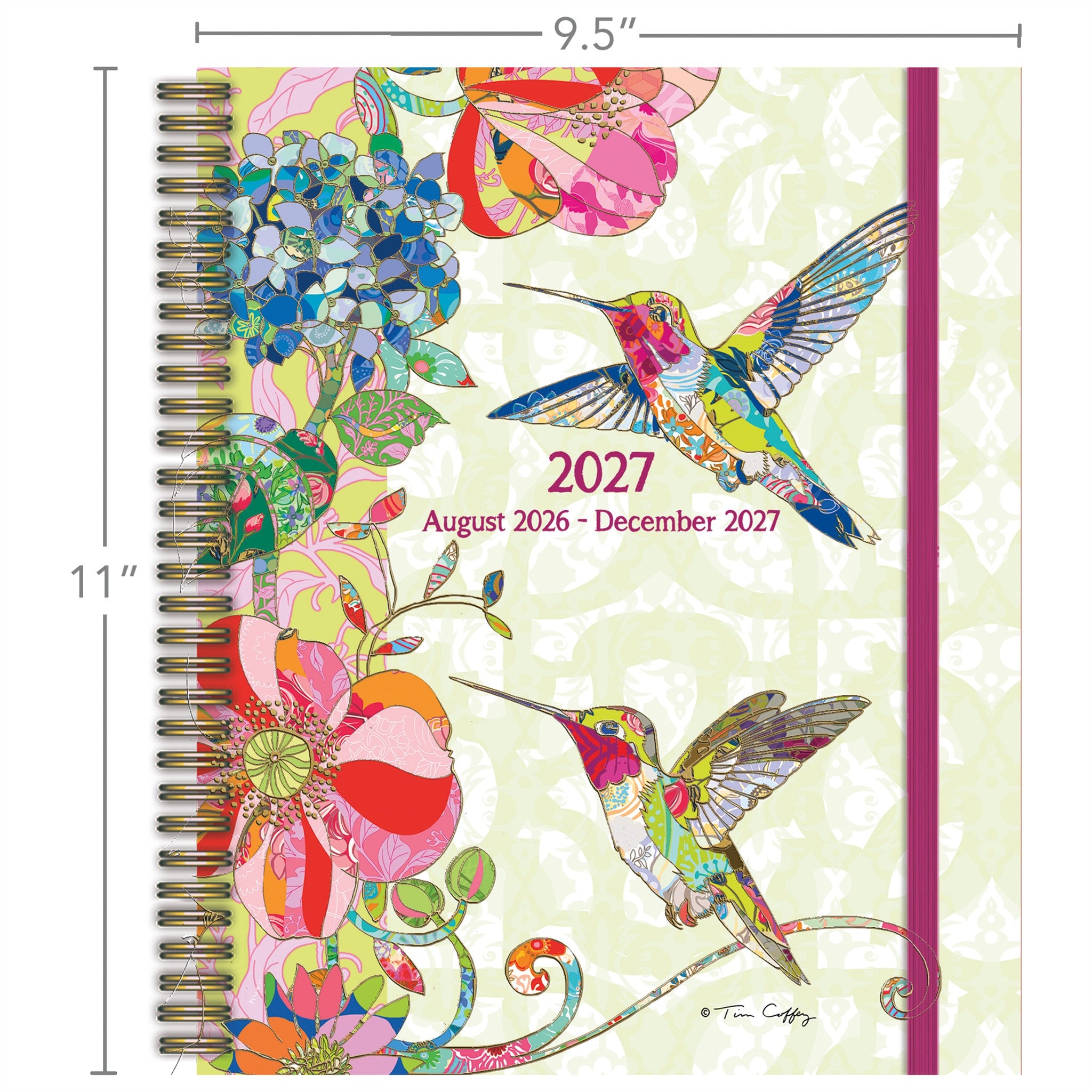 Calendrier agenda de luxe Coccinelle 2026-2027