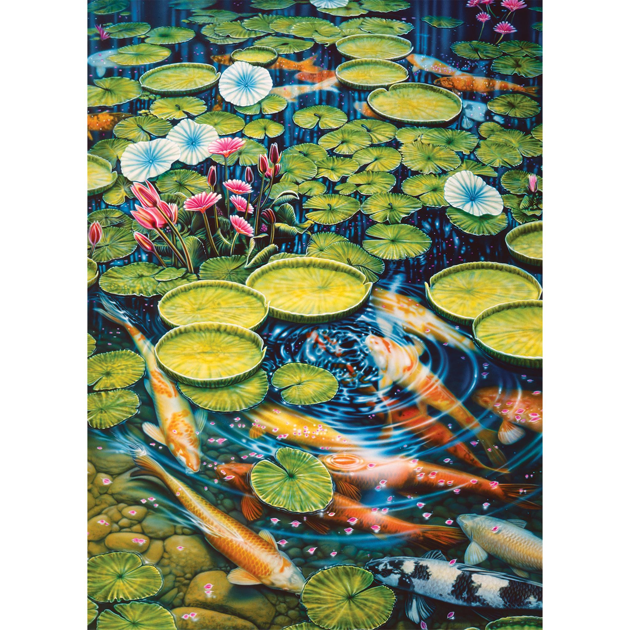Koi Pond 1000 Piece Puzzle Cobble Hill