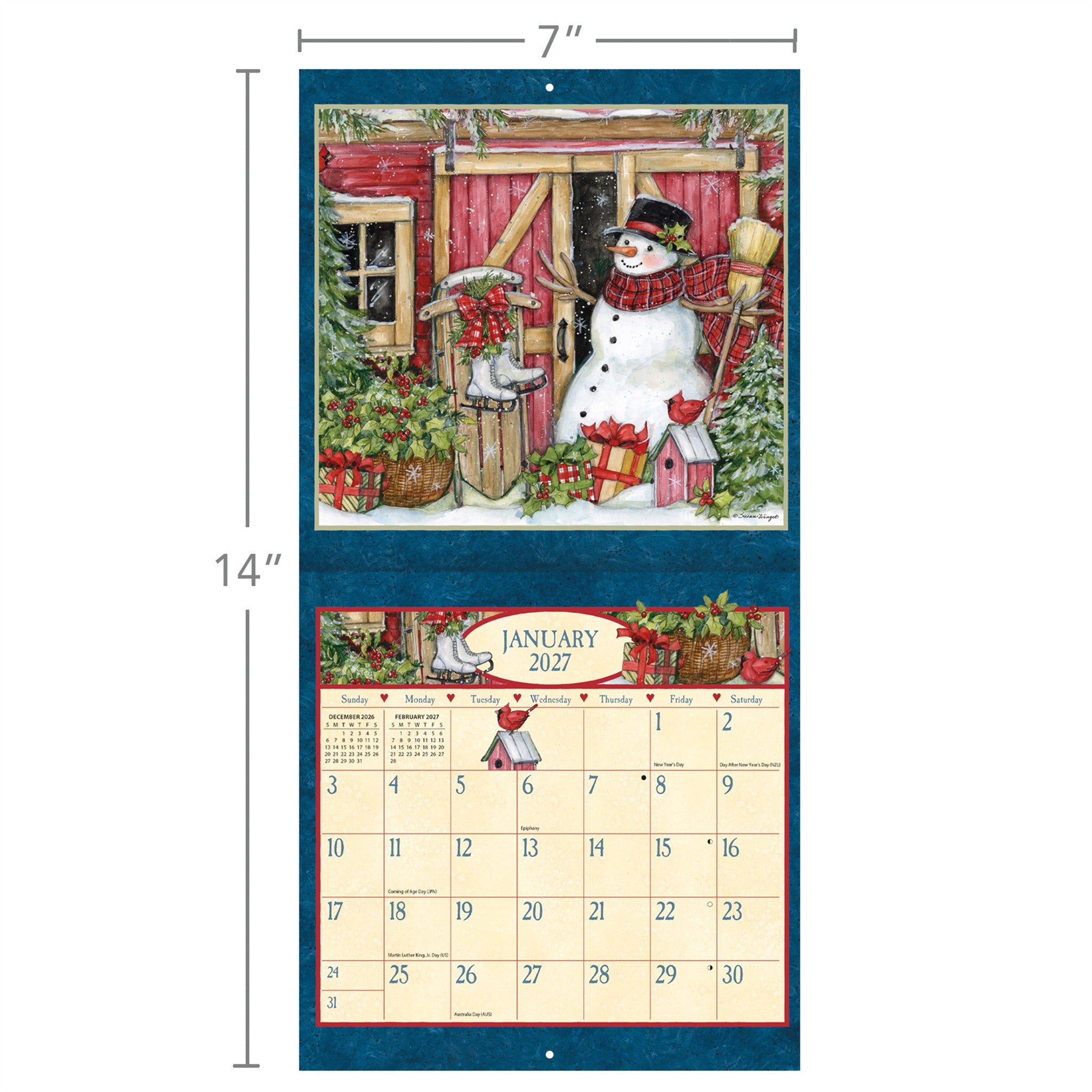 Heart and Home 2027 Mini Calendar - Online Only