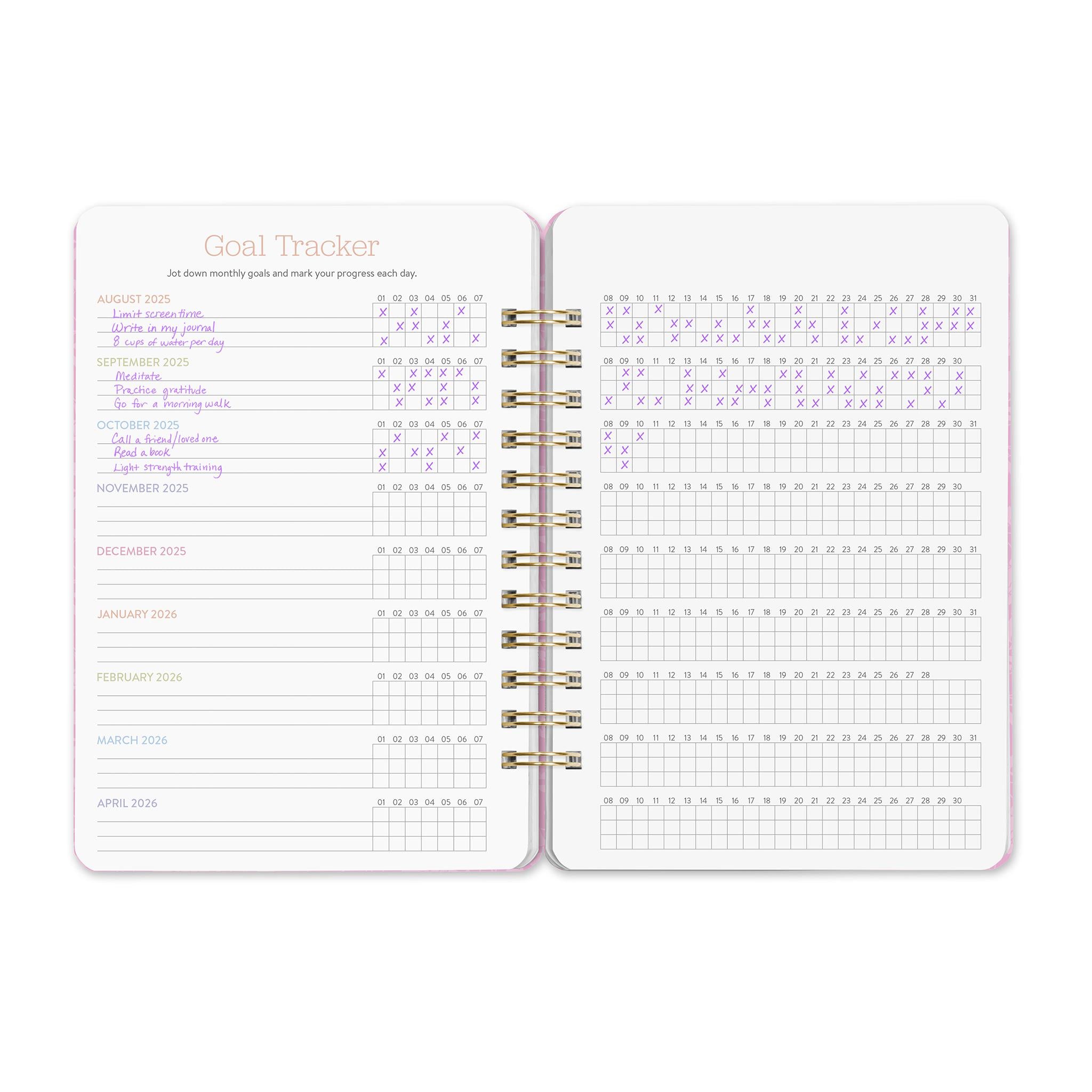 Bella Flora Do It All 2025-2026 Planner Calendar