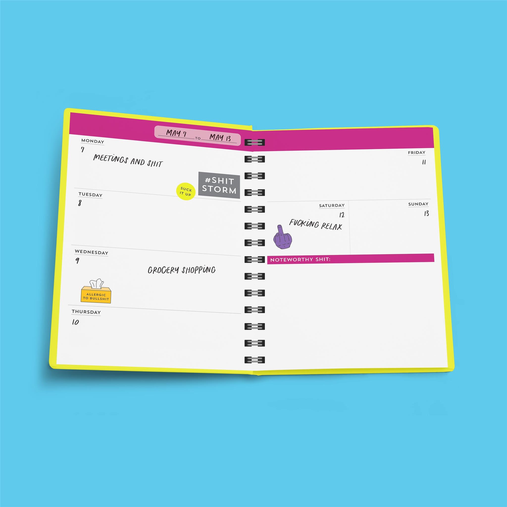 I Came I Saw I Fucking Conquered Undated Engagement Calendar - Online Only