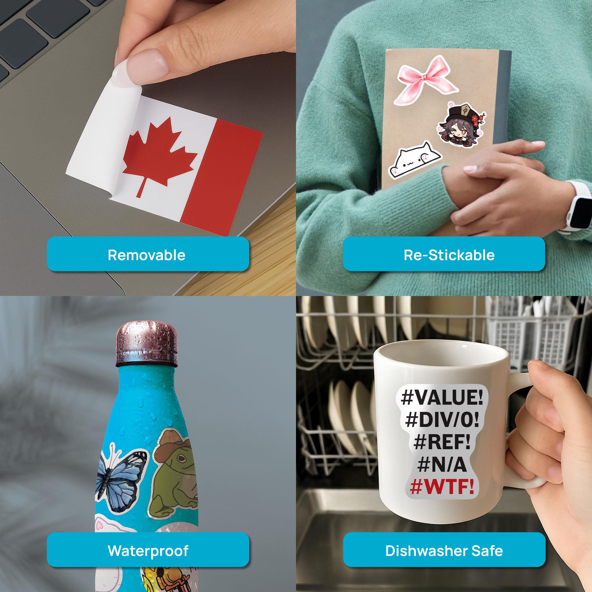 #VALEUR #DIV/0! #RÉF! #N/A! #WTF! Autocollant vinyle exclusif