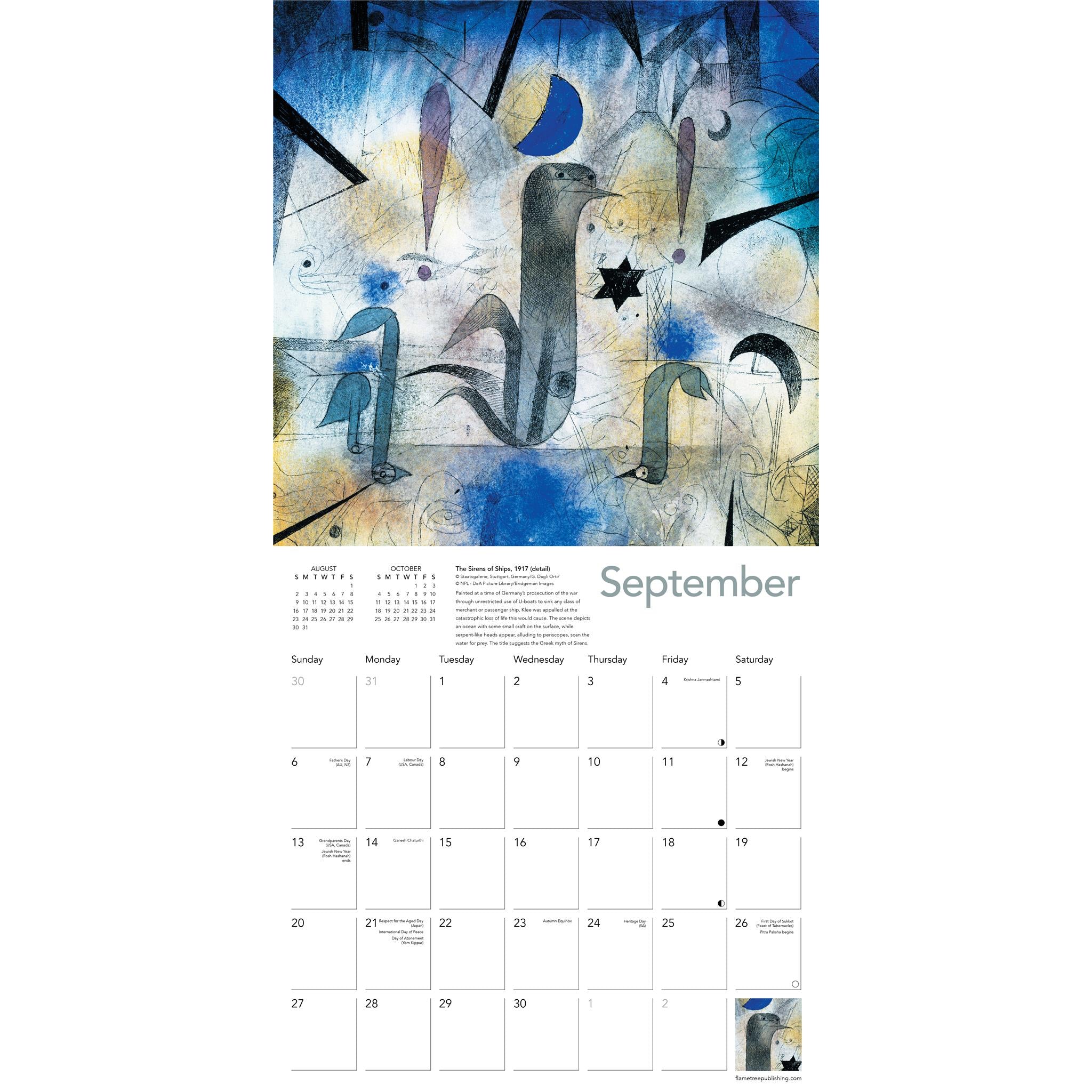 Paul Klee 2026 Wall Calendar - Online Only