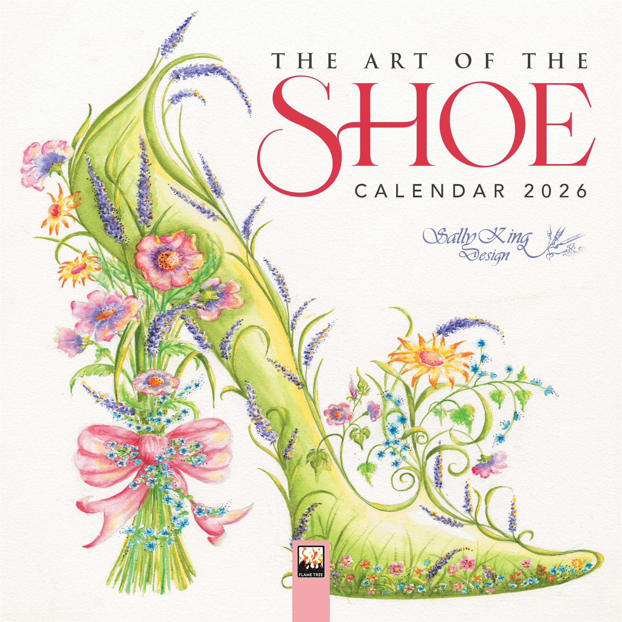 L'Art de la Chaussure par Sally King Design - Mini-calendrier 2026 - Disponible uniquement en ligne