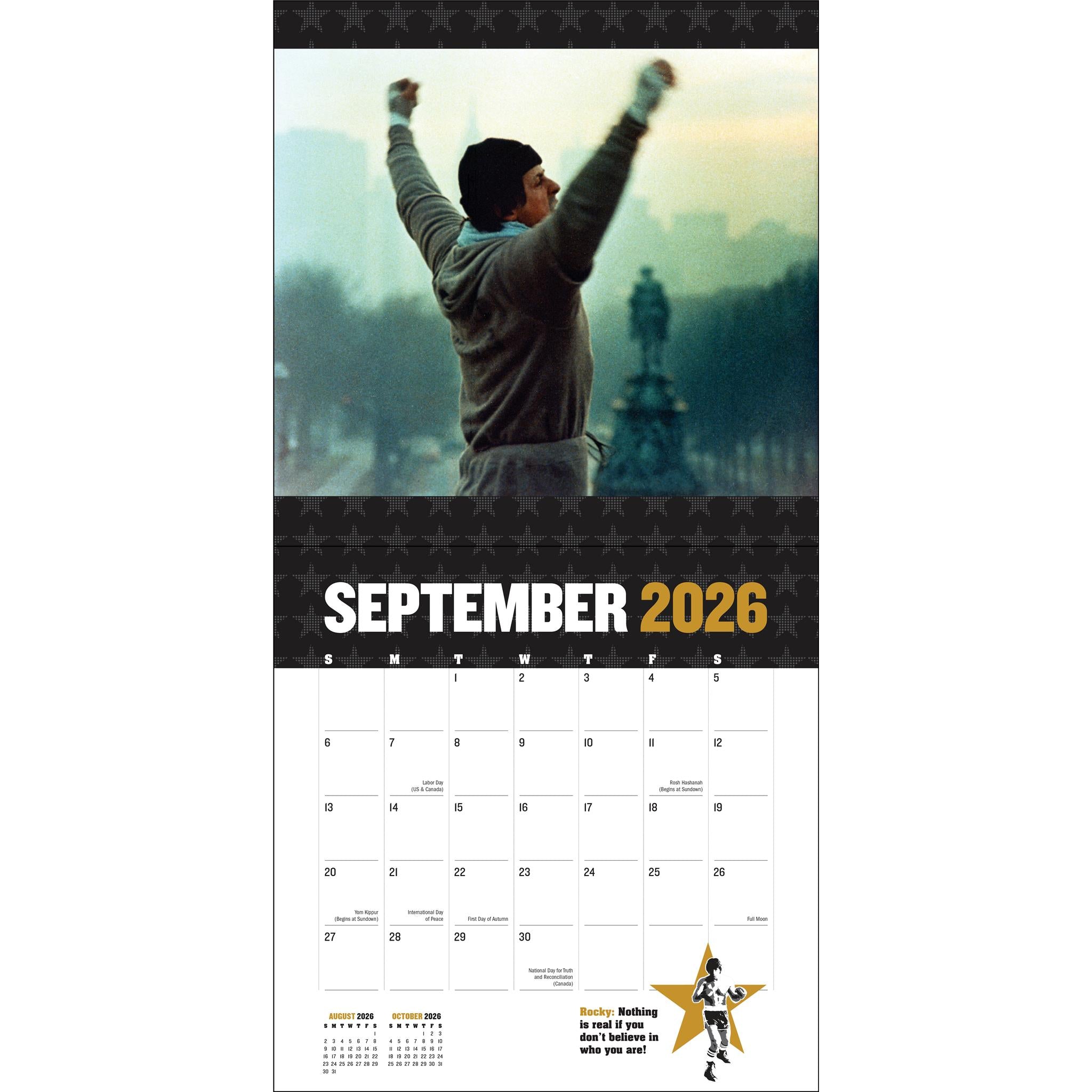 Rocky 2026 Wall Calendar - Online Only