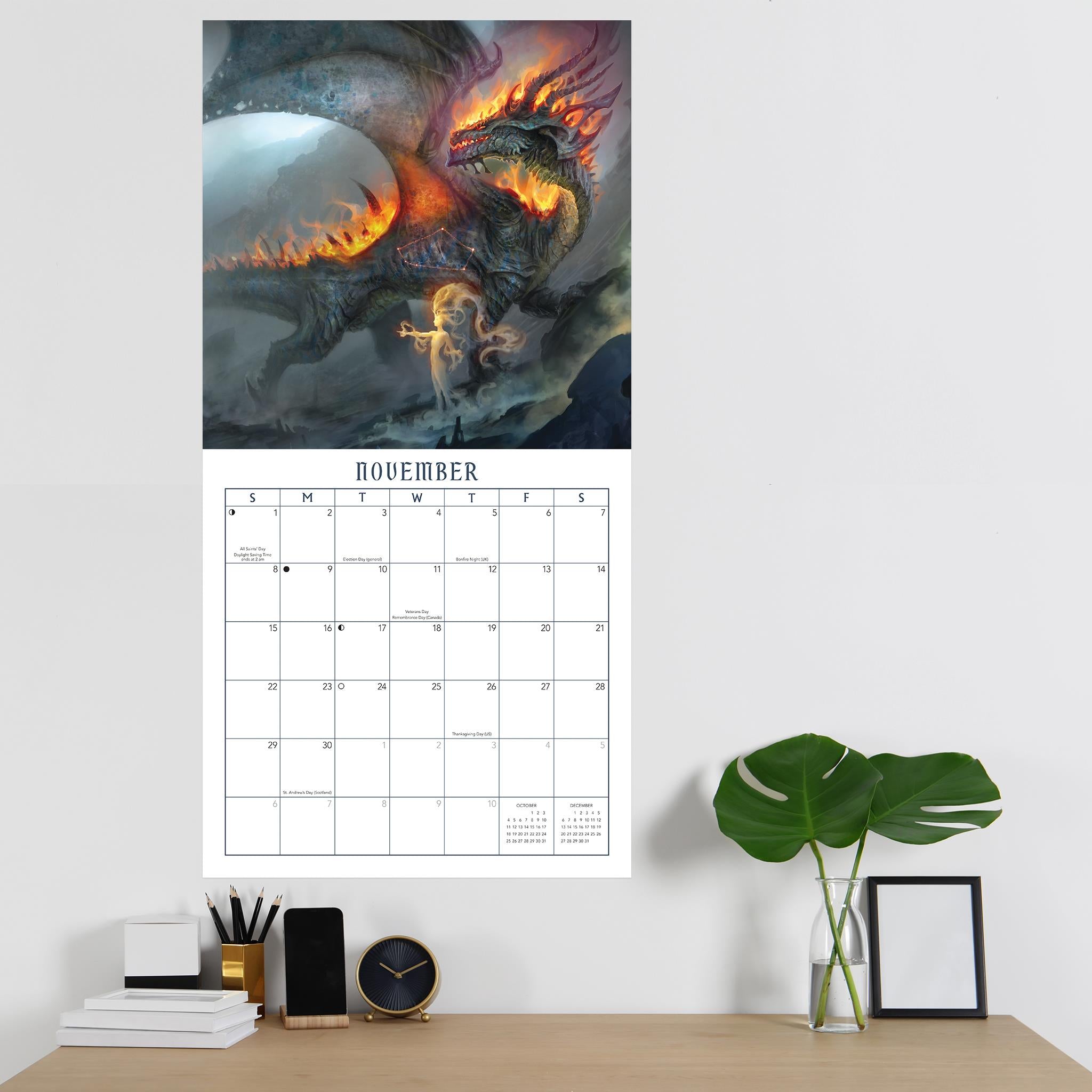 Dragon 2026 Wall Calendar