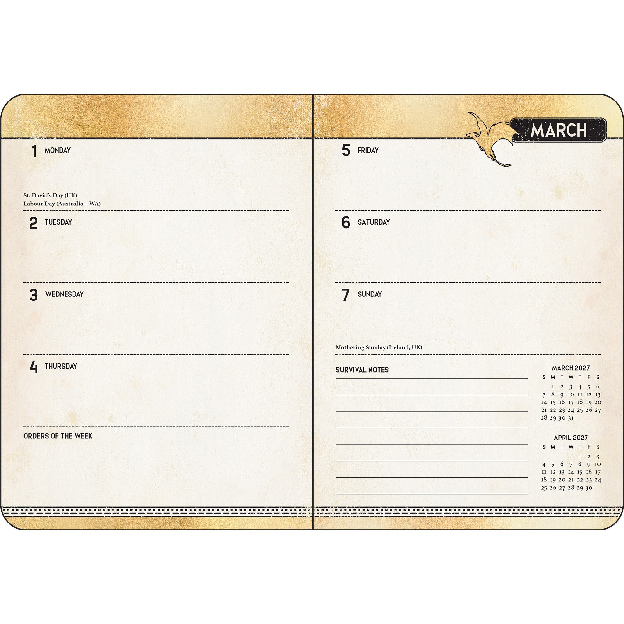 Fourth Wing 2027 Engagement Calendar