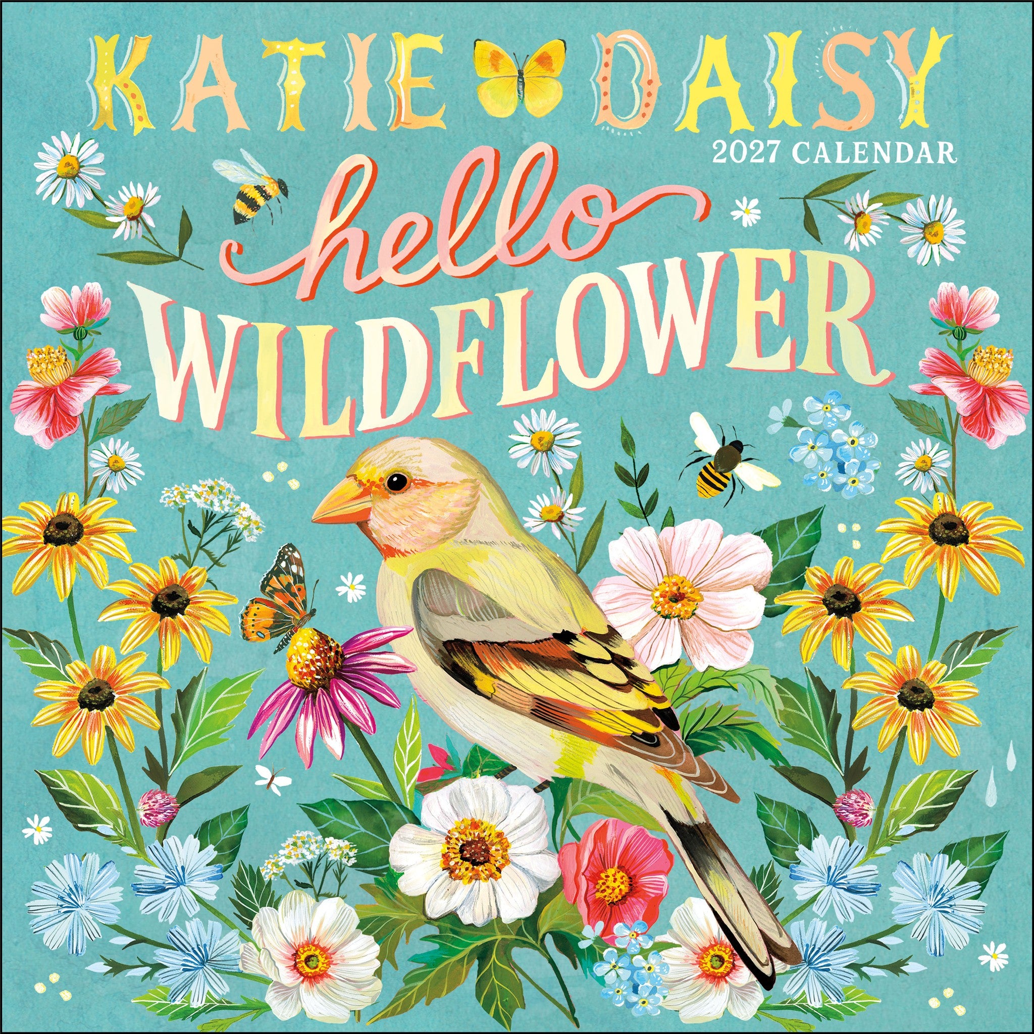 Calendrier mural Katie Daisy 2027 – En ligne seulement