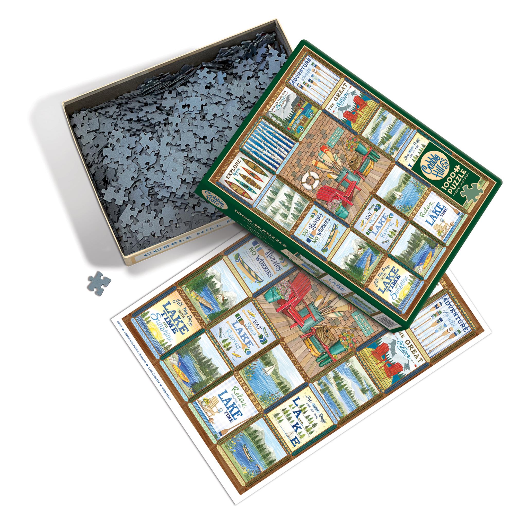 Puzzle de 1000 pièces sur le thème des lacs