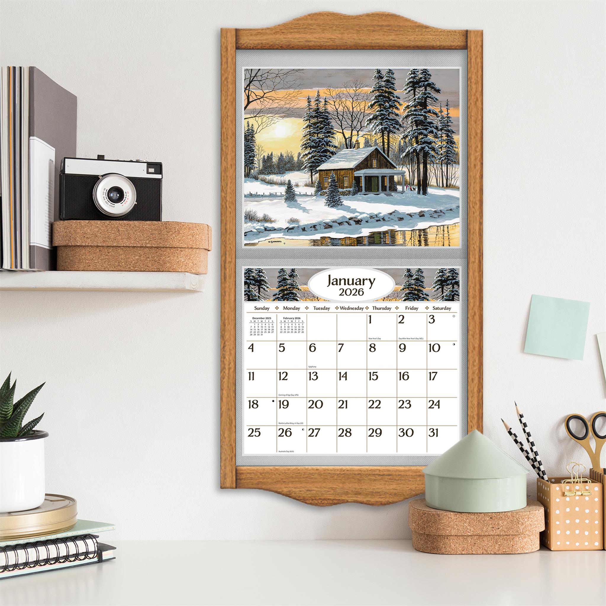 Road Home 2026 Wall Calendar