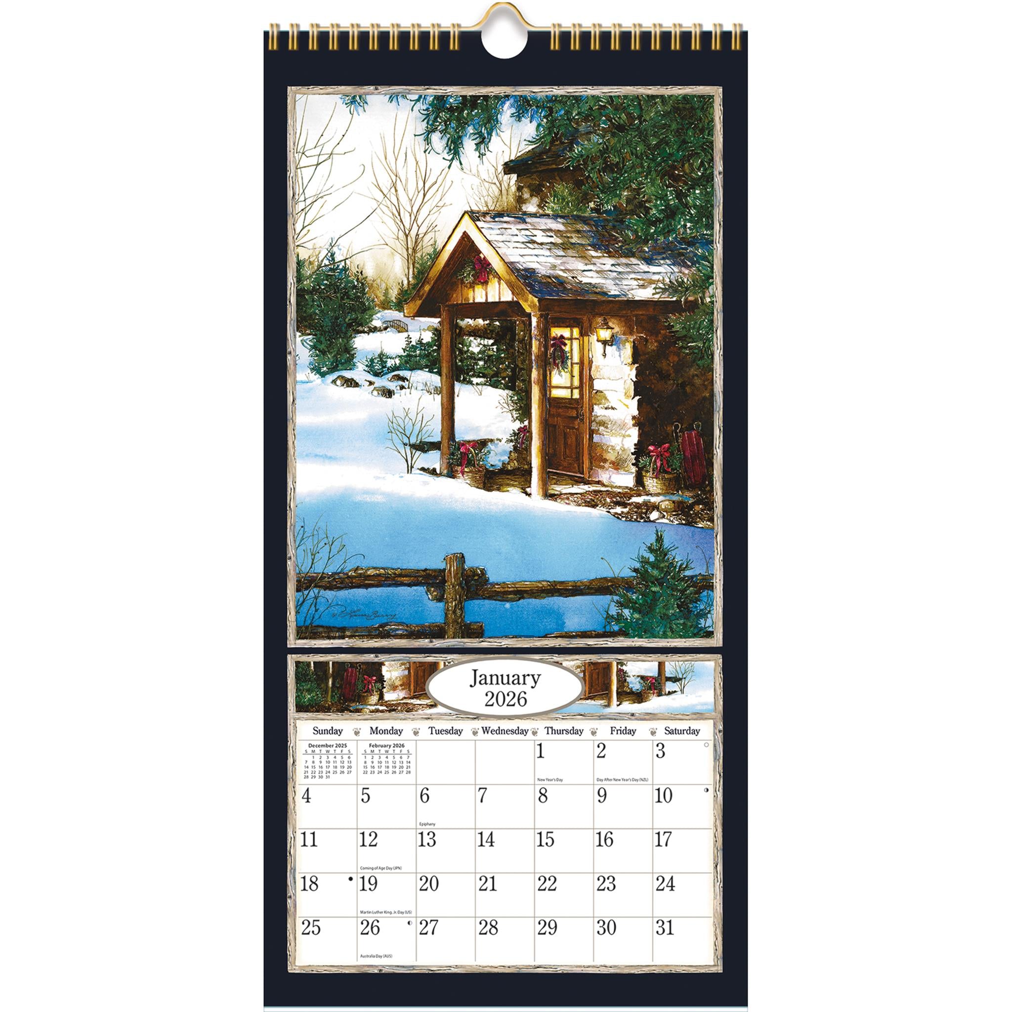 Country Welcome 2026 Slim Calendar - Online Only