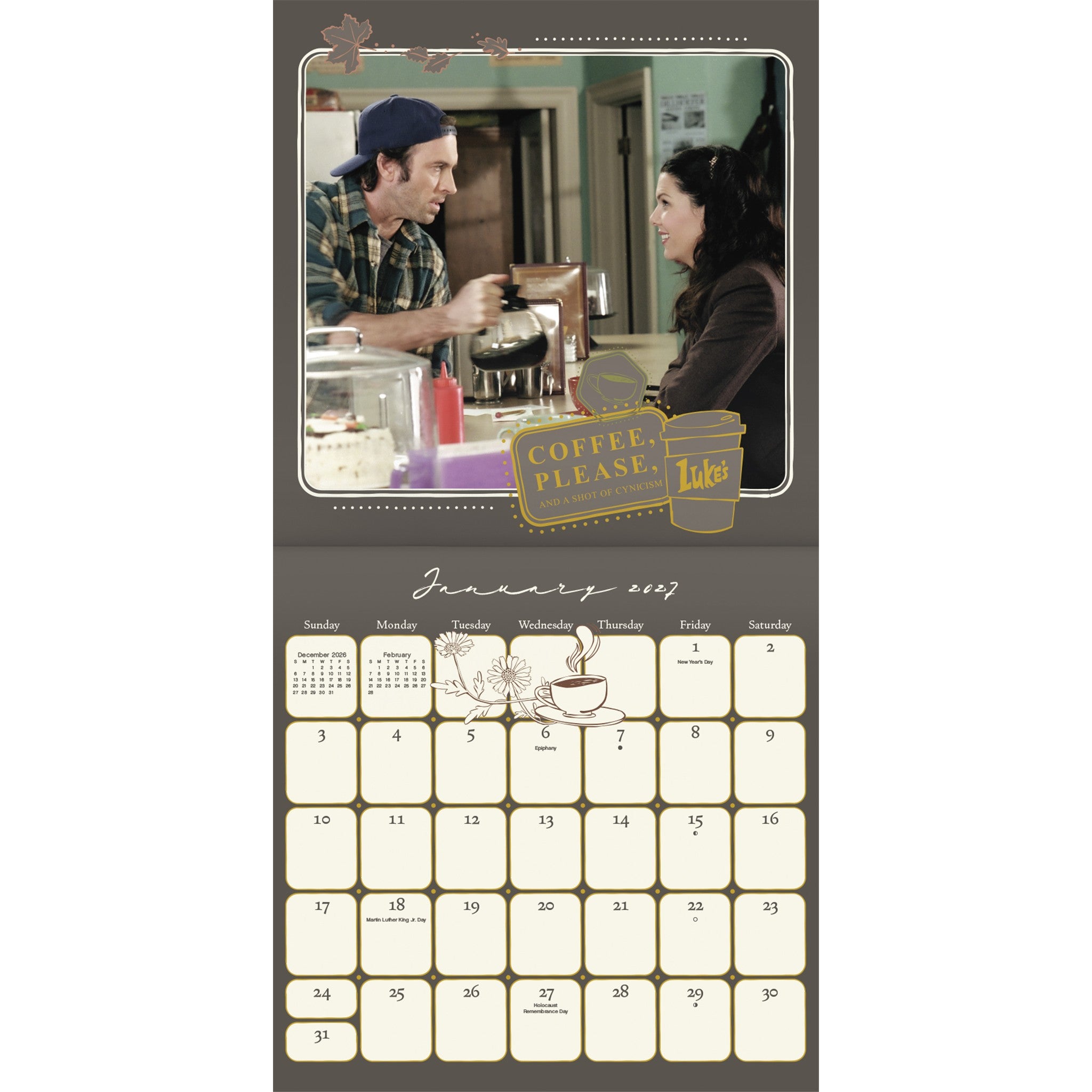 Gilmore Girls 2027 Wall Calendar